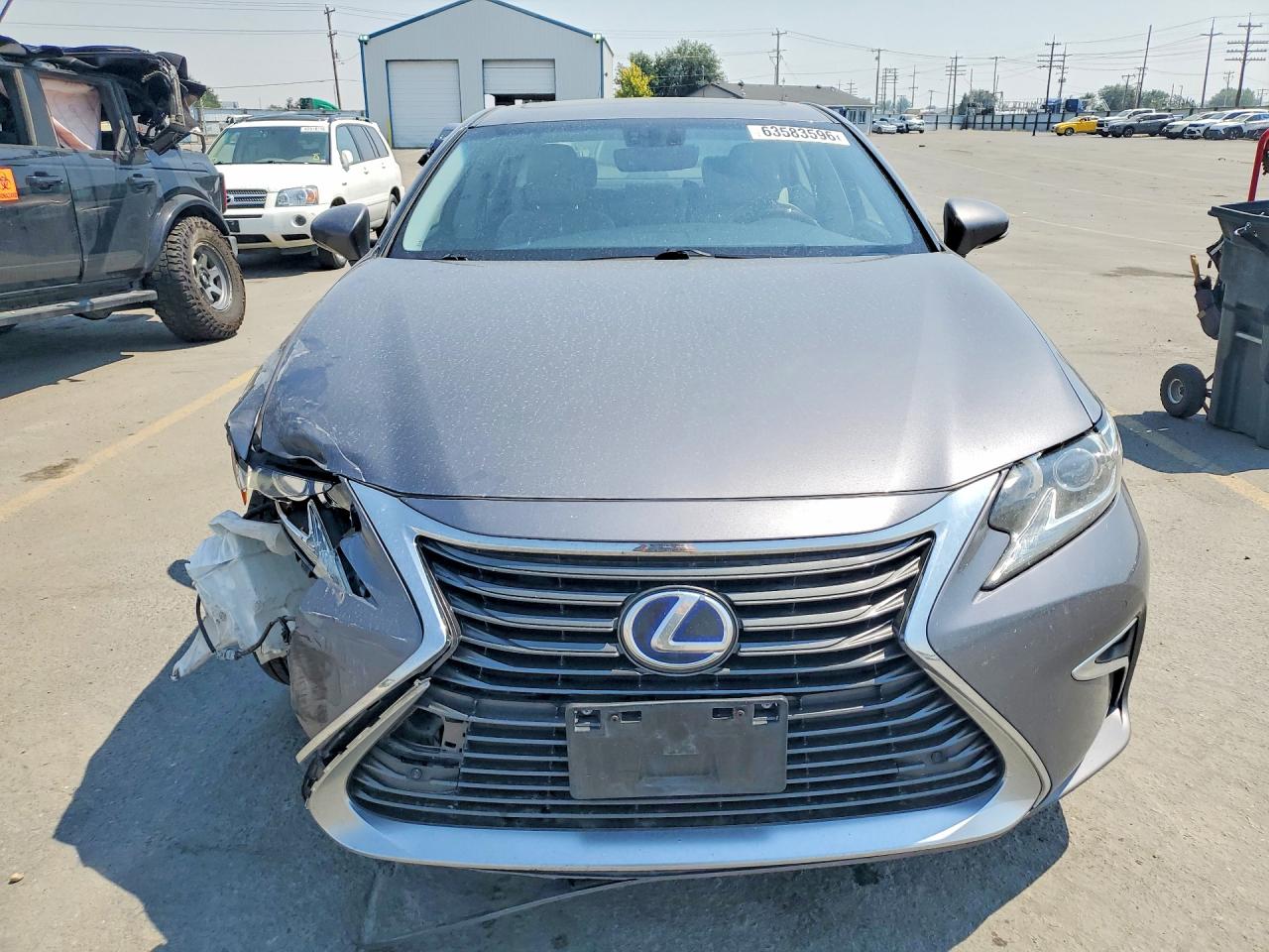 2016 Lexus Es 300h Charcoal vin: JTHBW1GG2G2113932