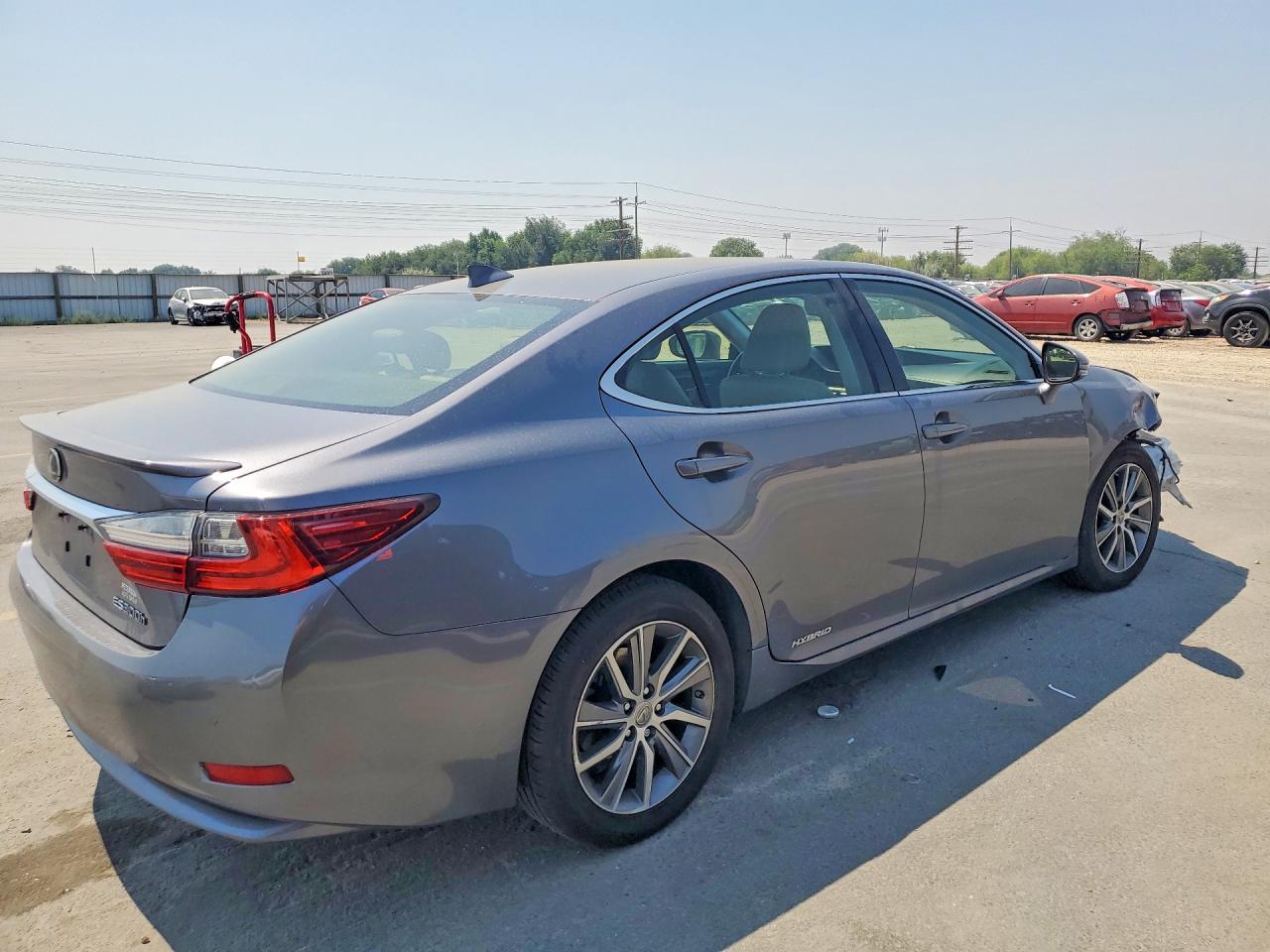 2016 Lexus Es 300h Charcoal vin: JTHBW1GG2G2113932