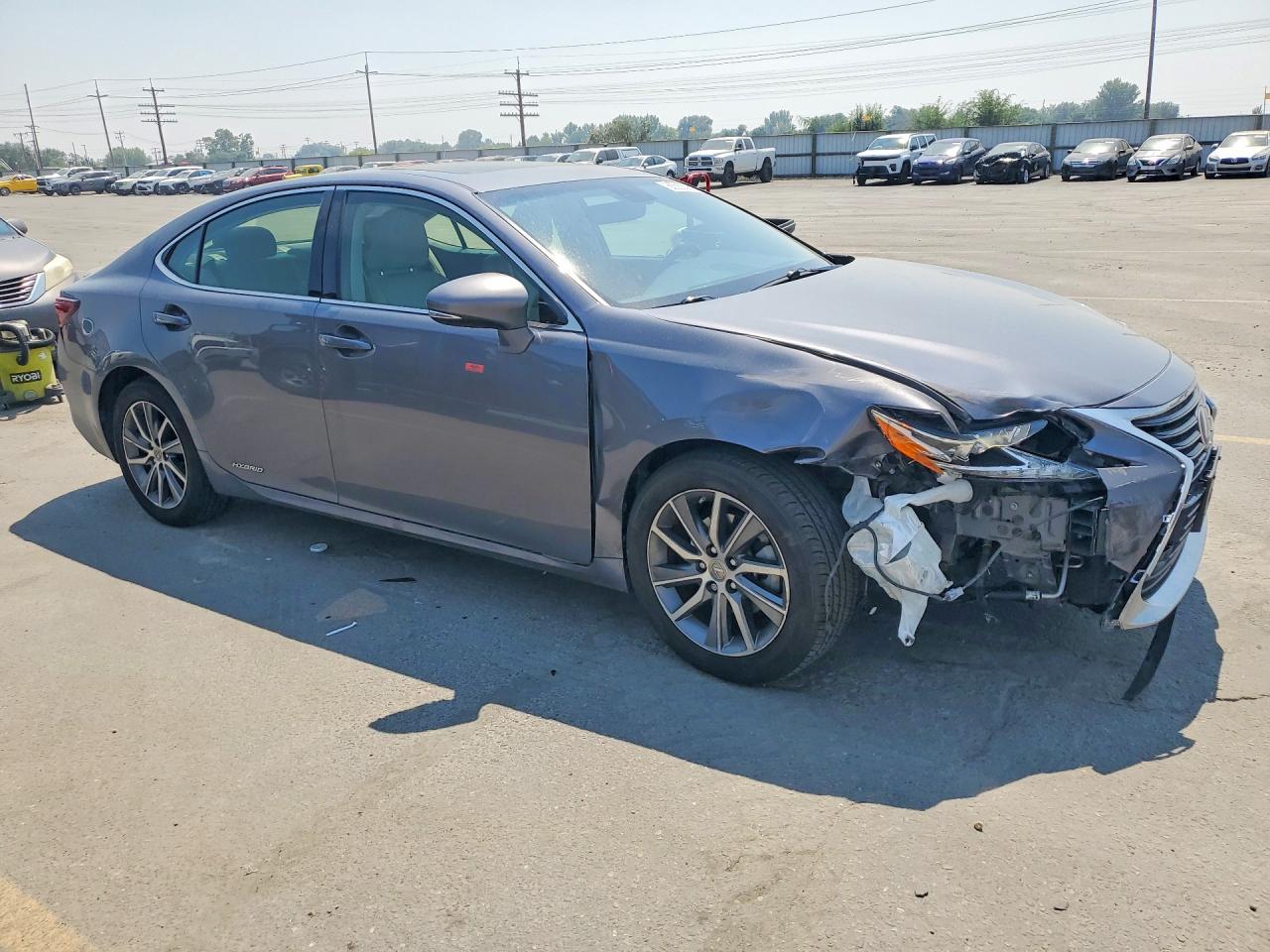 2016 Lexus Es 300h Charcoal vin: JTHBW1GG2G2113932