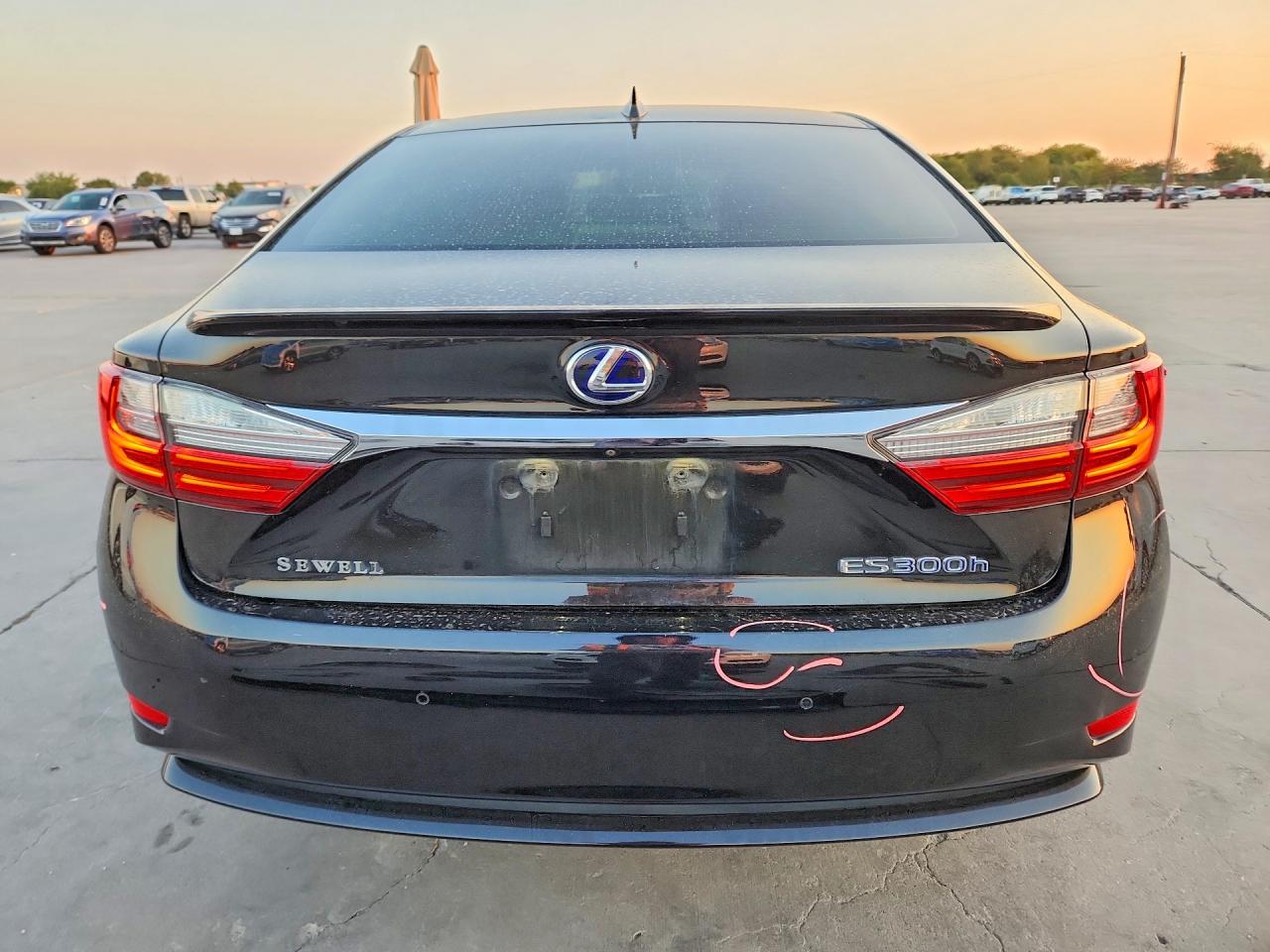 2017 Lexus Es 300h Black vin: JTHBW1GG2H2139349