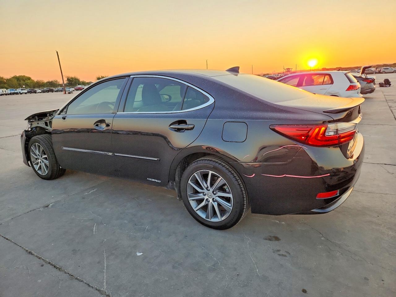 2017 Lexus Es 300h Black vin: JTHBW1GG2H2139349