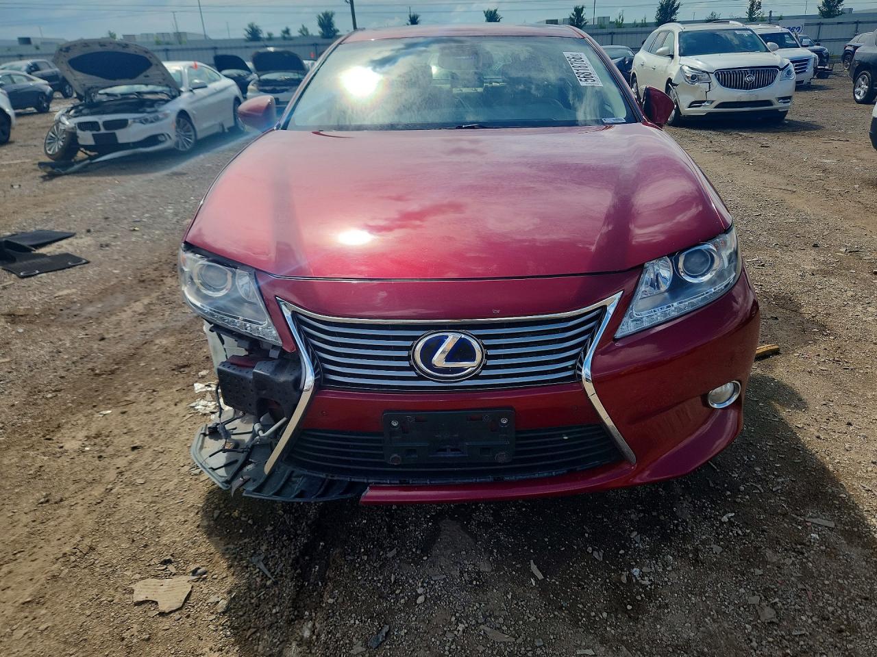 2013 Lexus Es 300h Red vin: JTHBW1GG3D2007825