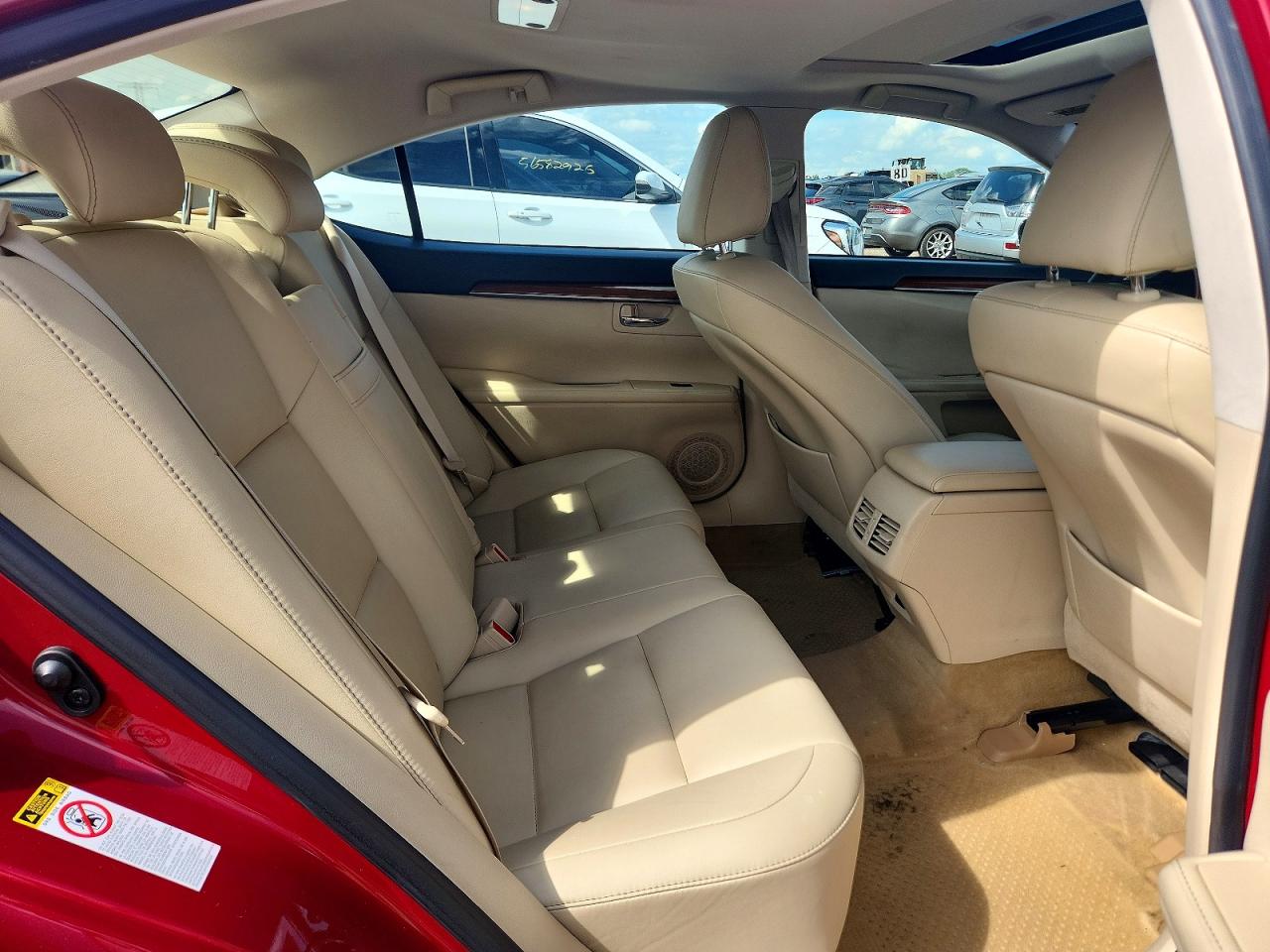 2013 Lexus Es 300h Red vin: JTHBW1GG3D2007825