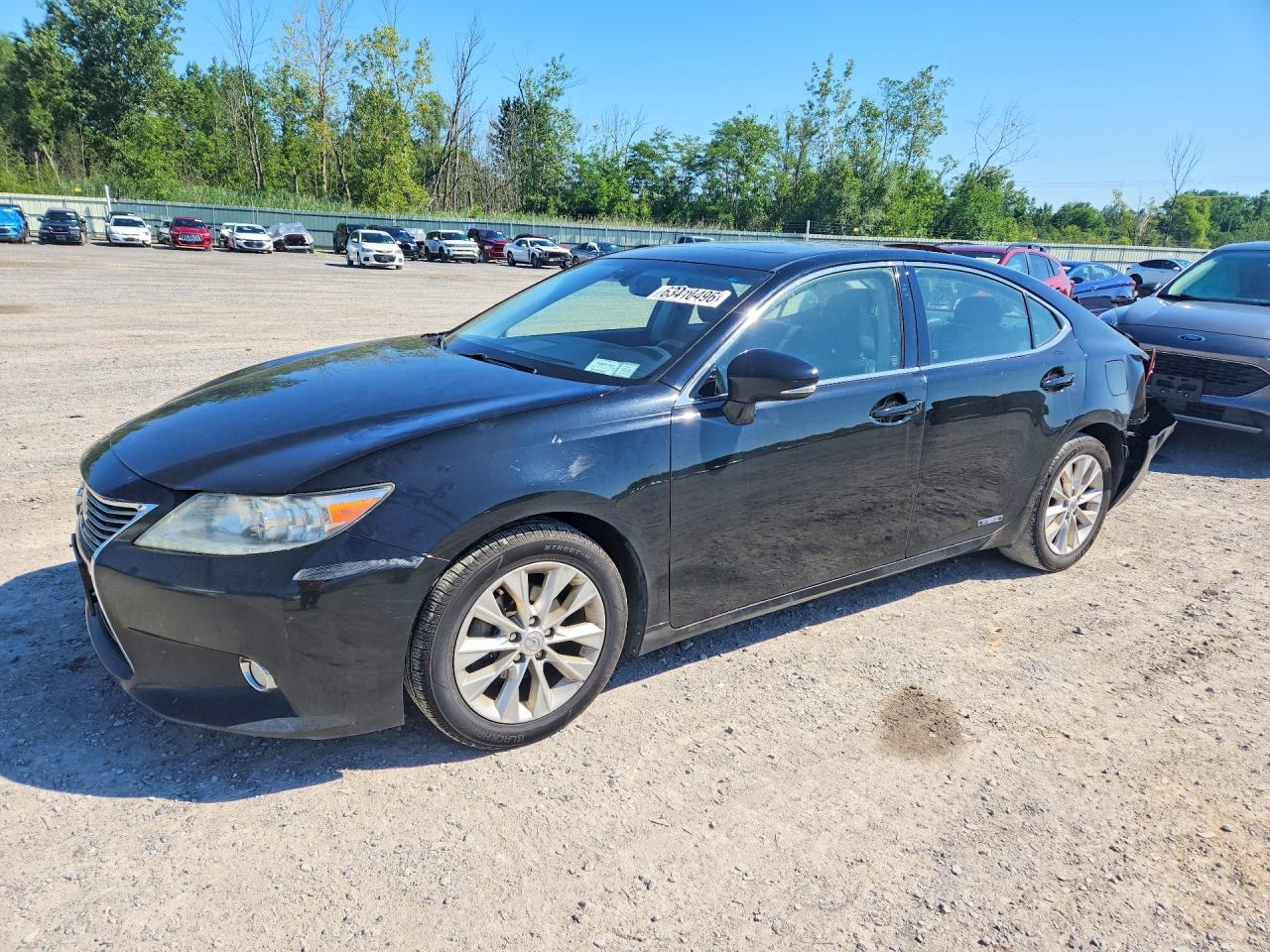 2013 Lexus Es 300h Black vin: JTHBW1GG3D2011096