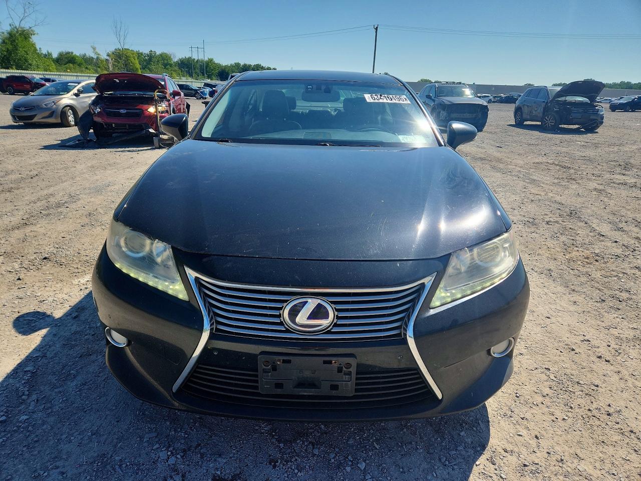 2013 Lexus Es 300h Black vin: JTHBW1GG3D2011096