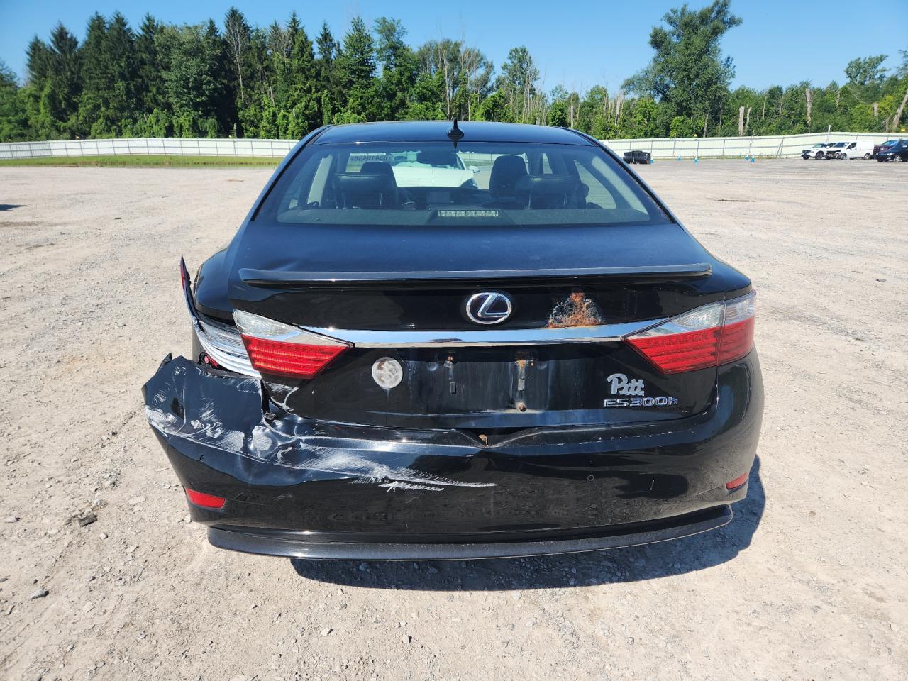 2013 Lexus Es 300h Black vin: JTHBW1GG3D2011096