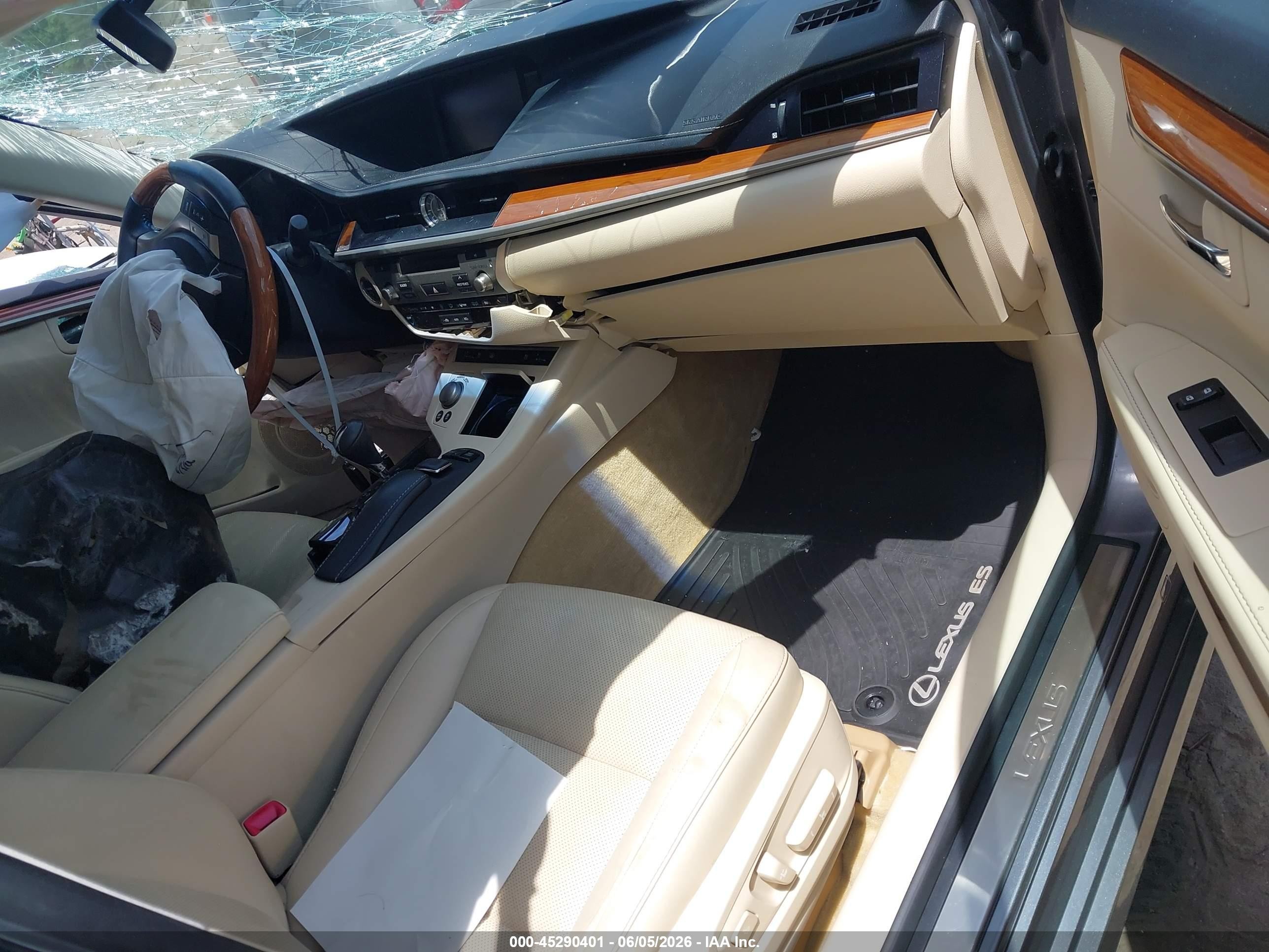 2013 Lexus Es 300h   Gray vin: JTHBW1GG3D2012054