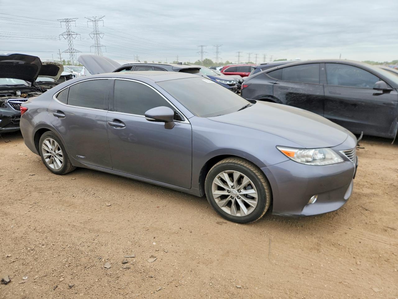2013 Lexus Es 300h Gray vin: JTHBW1GG3D2021482