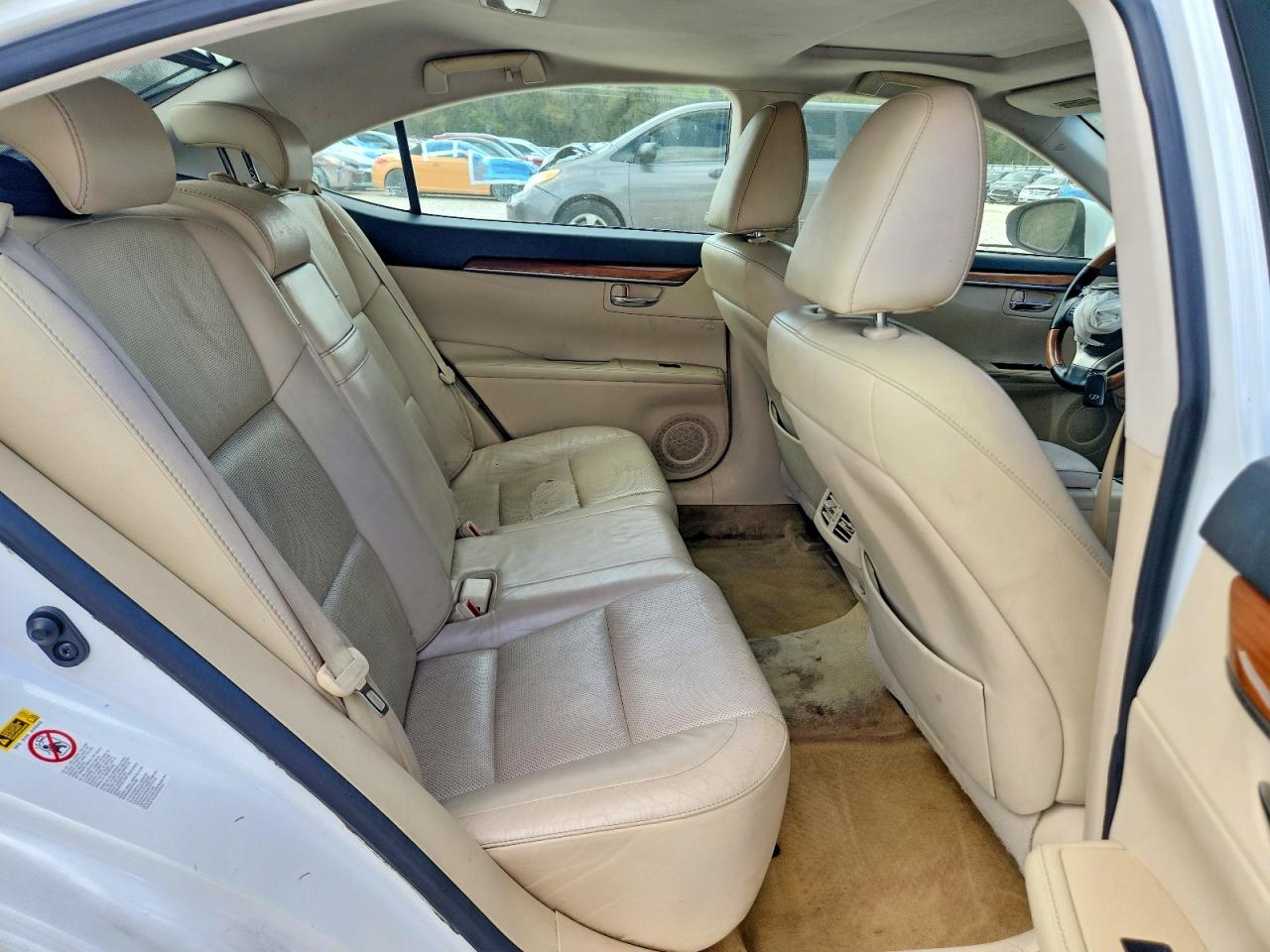 2013 Lexus Es 300h Base White vin: JTHBW1GG3D2033244