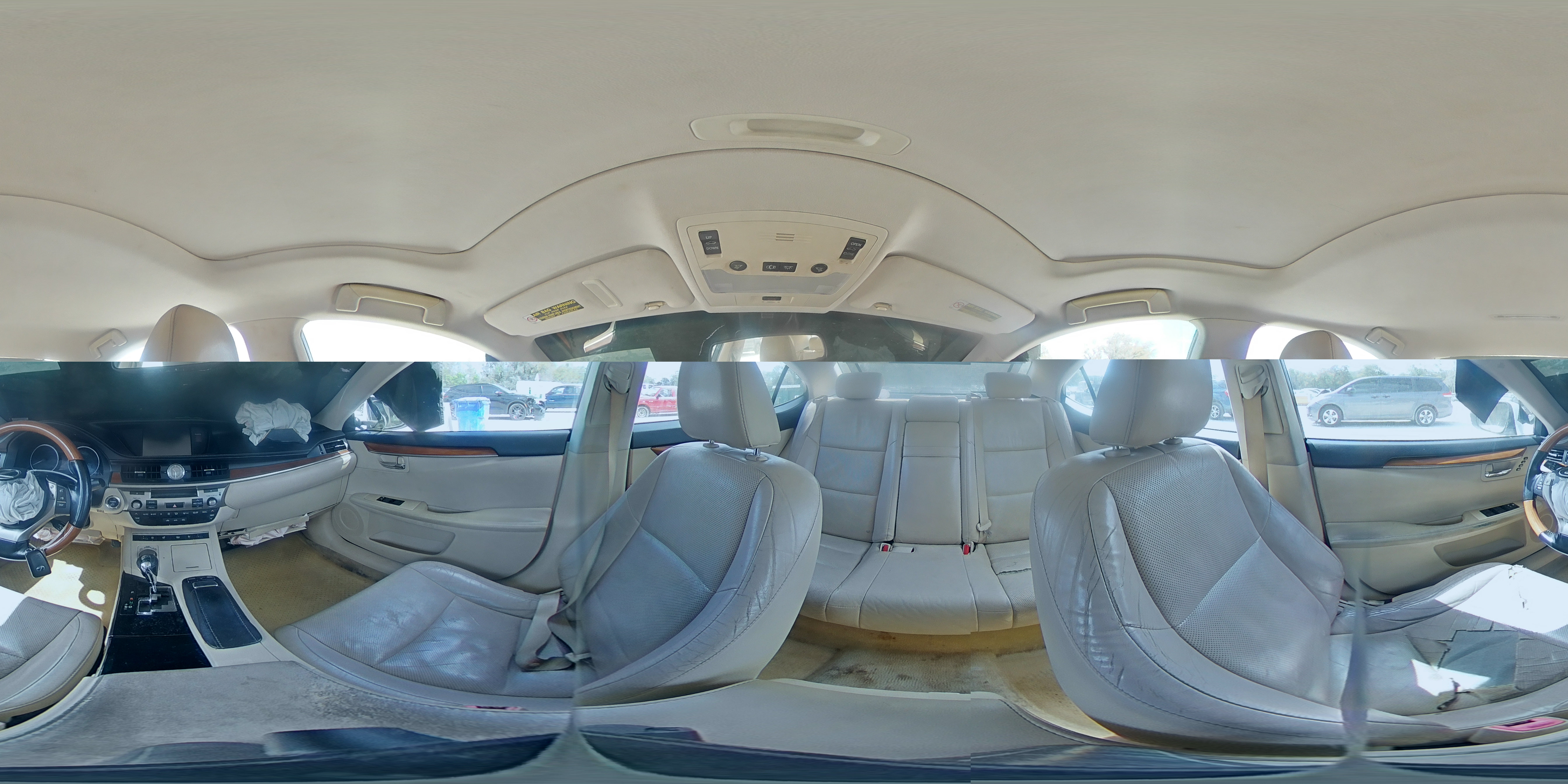 2013 Lexus Es 300h Base White vin: JTHBW1GG3D2033244