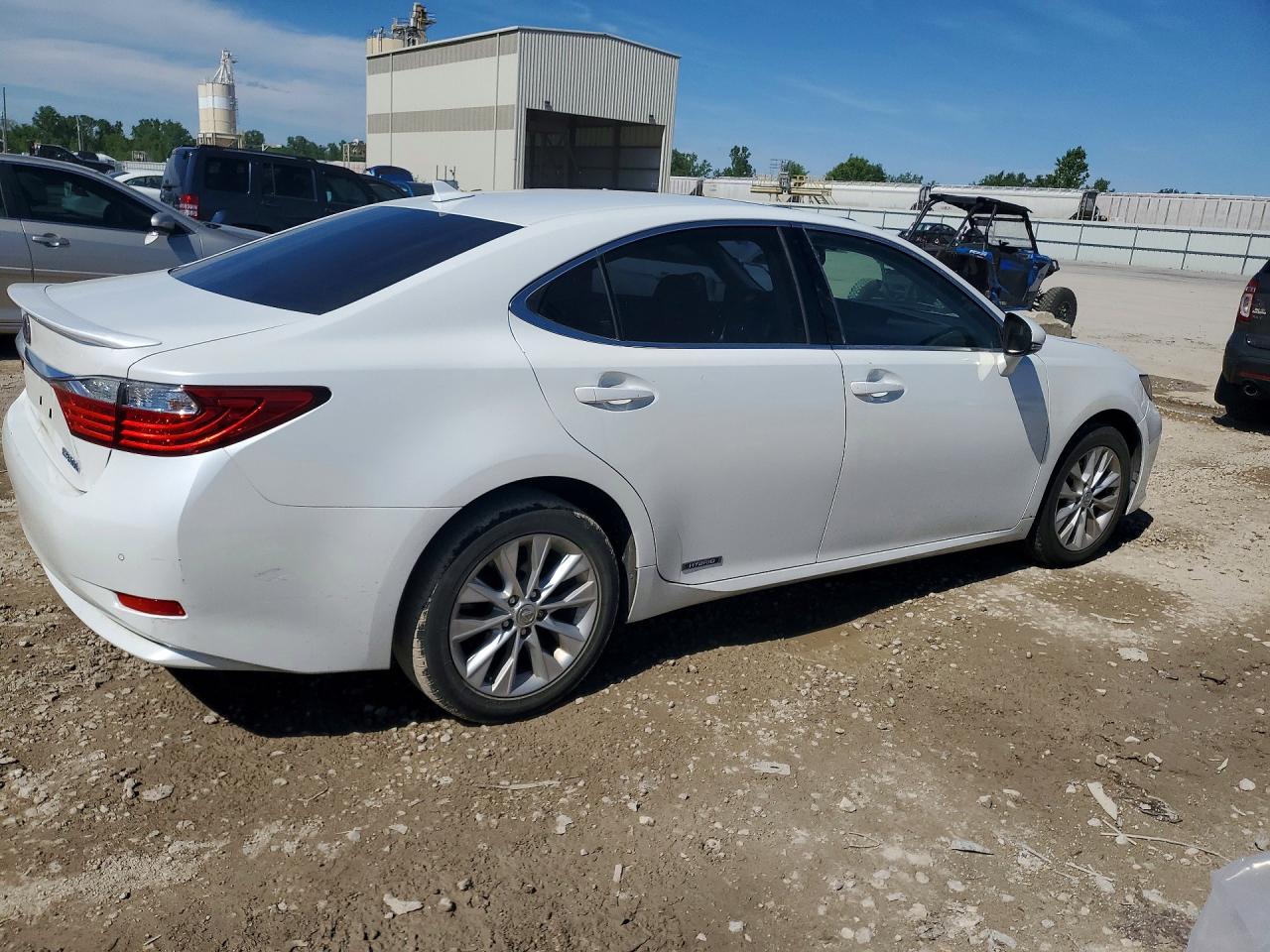 2013 Lexus Es 300h White vin: JTHBW1GG3D2036824