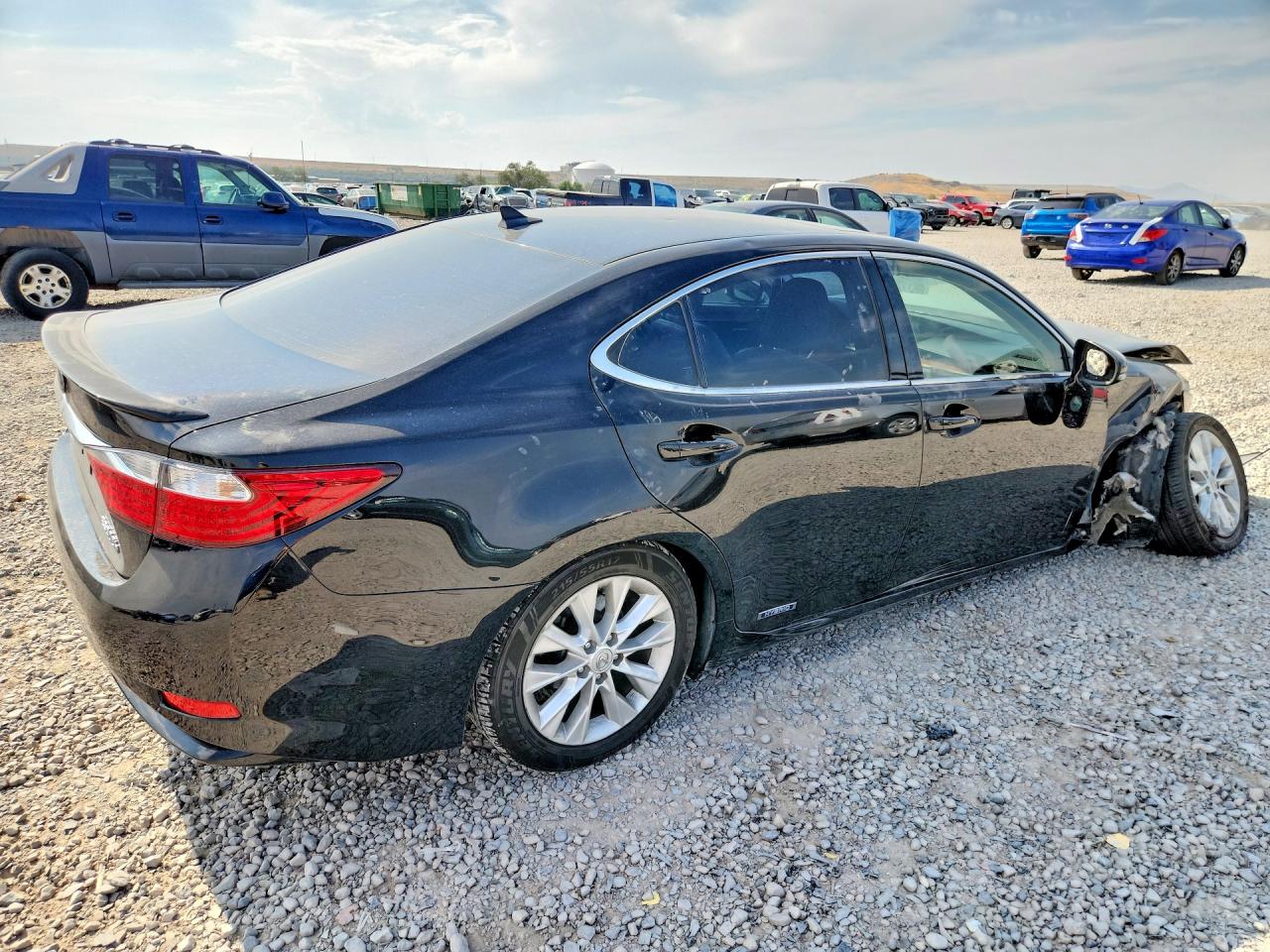 2014 Lexus Es 300h Black vin: JTHBW1GG3E2061739