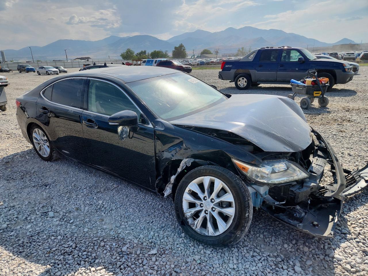 2014 Lexus Es 300h Black vin: JTHBW1GG3E2061739