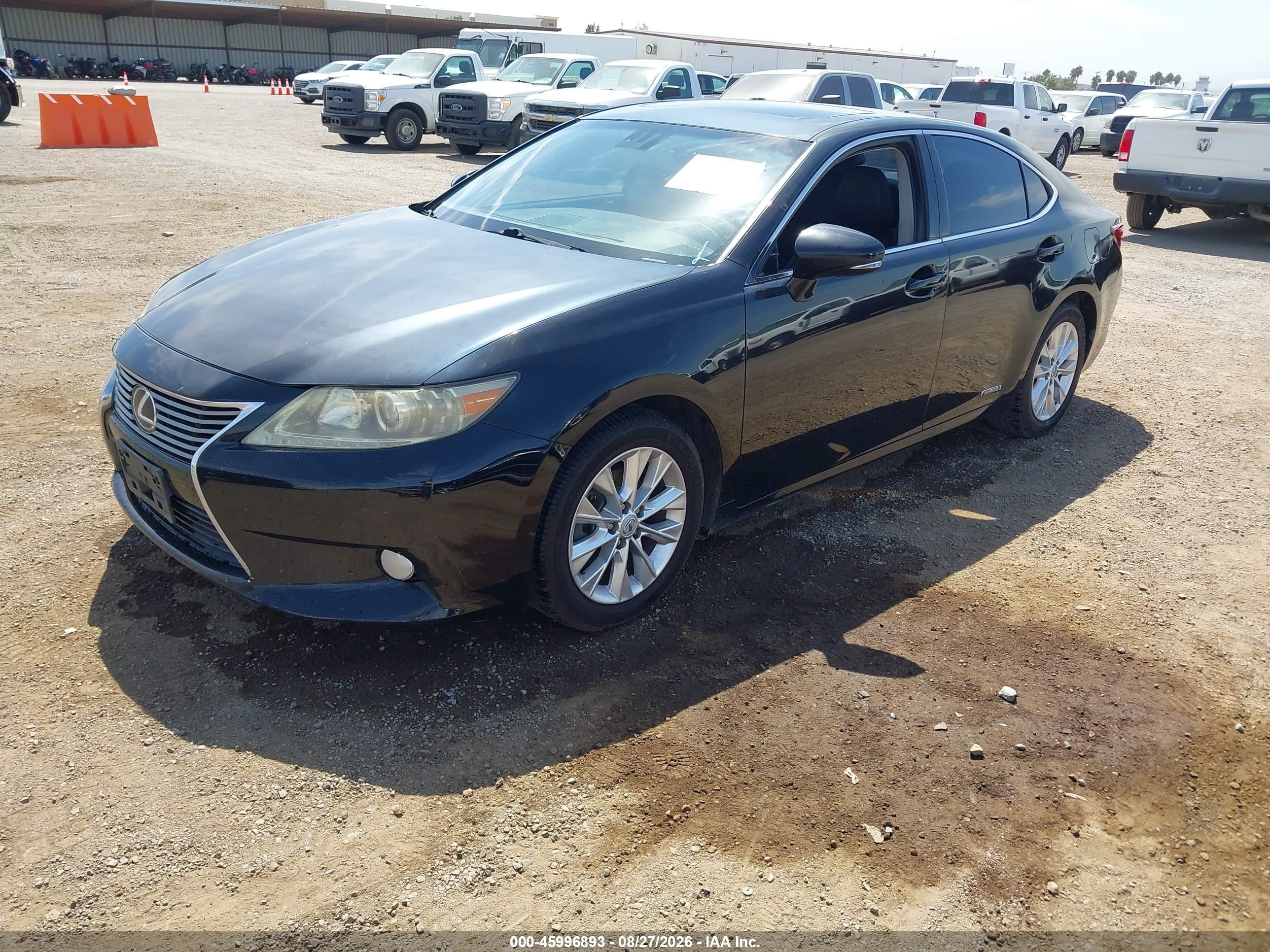 2013 Lexus Es 300h   Black vin: JTHBW1GG4D2000768