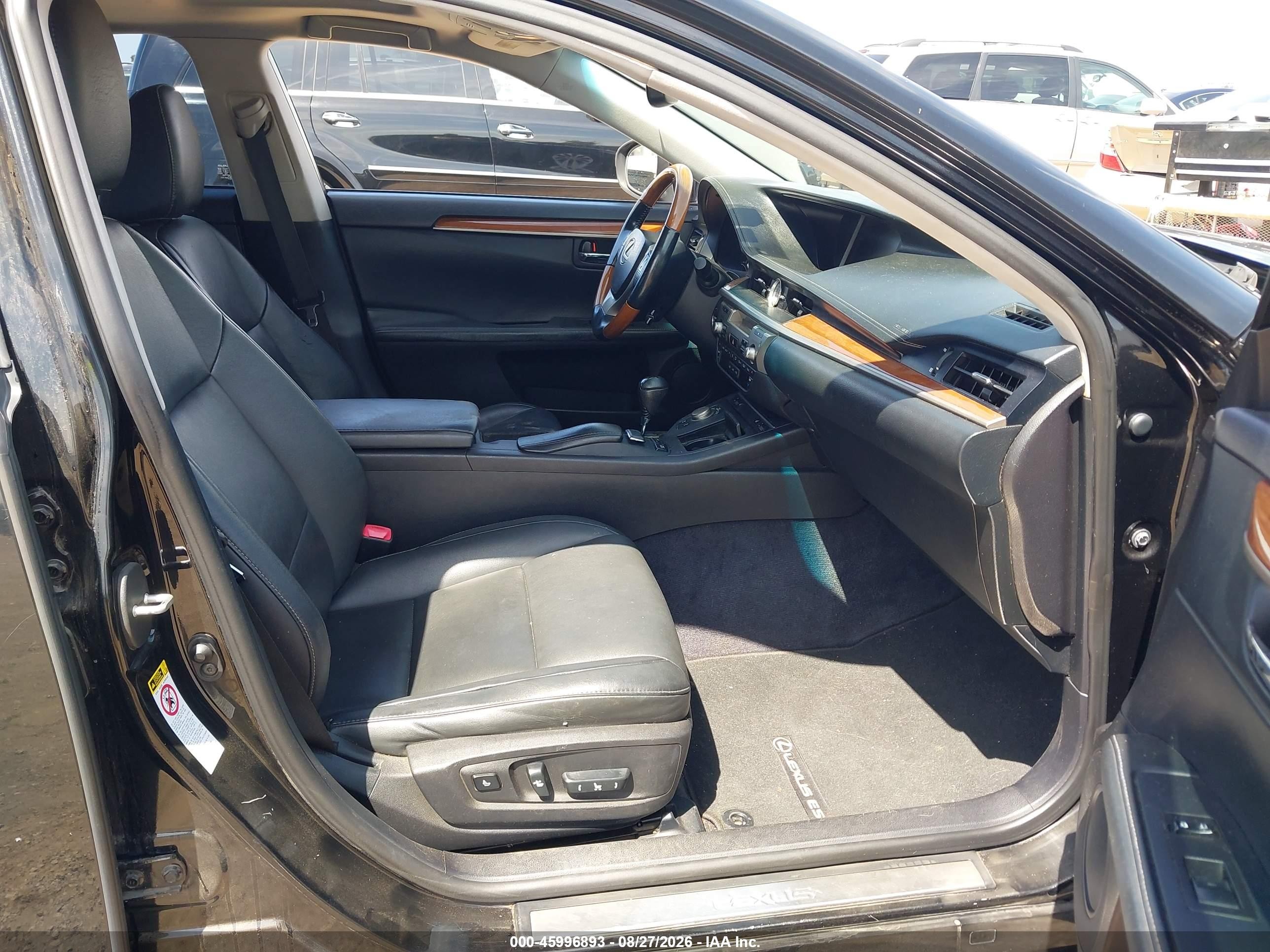 2013 Lexus Es 300h   Black vin: JTHBW1GG4D2000768