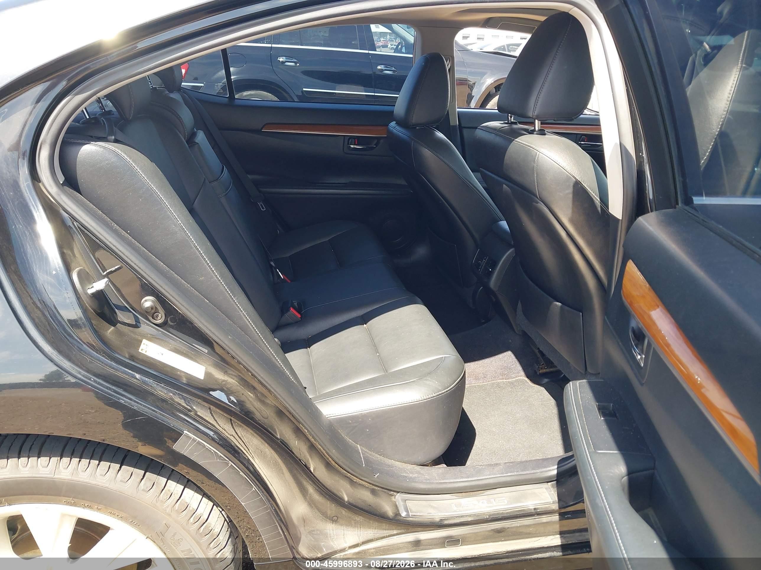 2013 Lexus Es 300h   Black vin: JTHBW1GG4D2000768