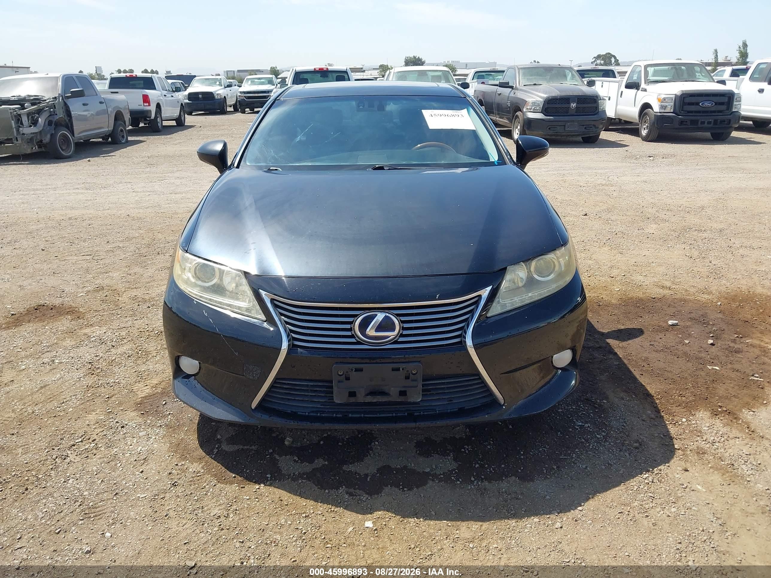 2013 Lexus Es 300h   Black vin: JTHBW1GG4D2000768