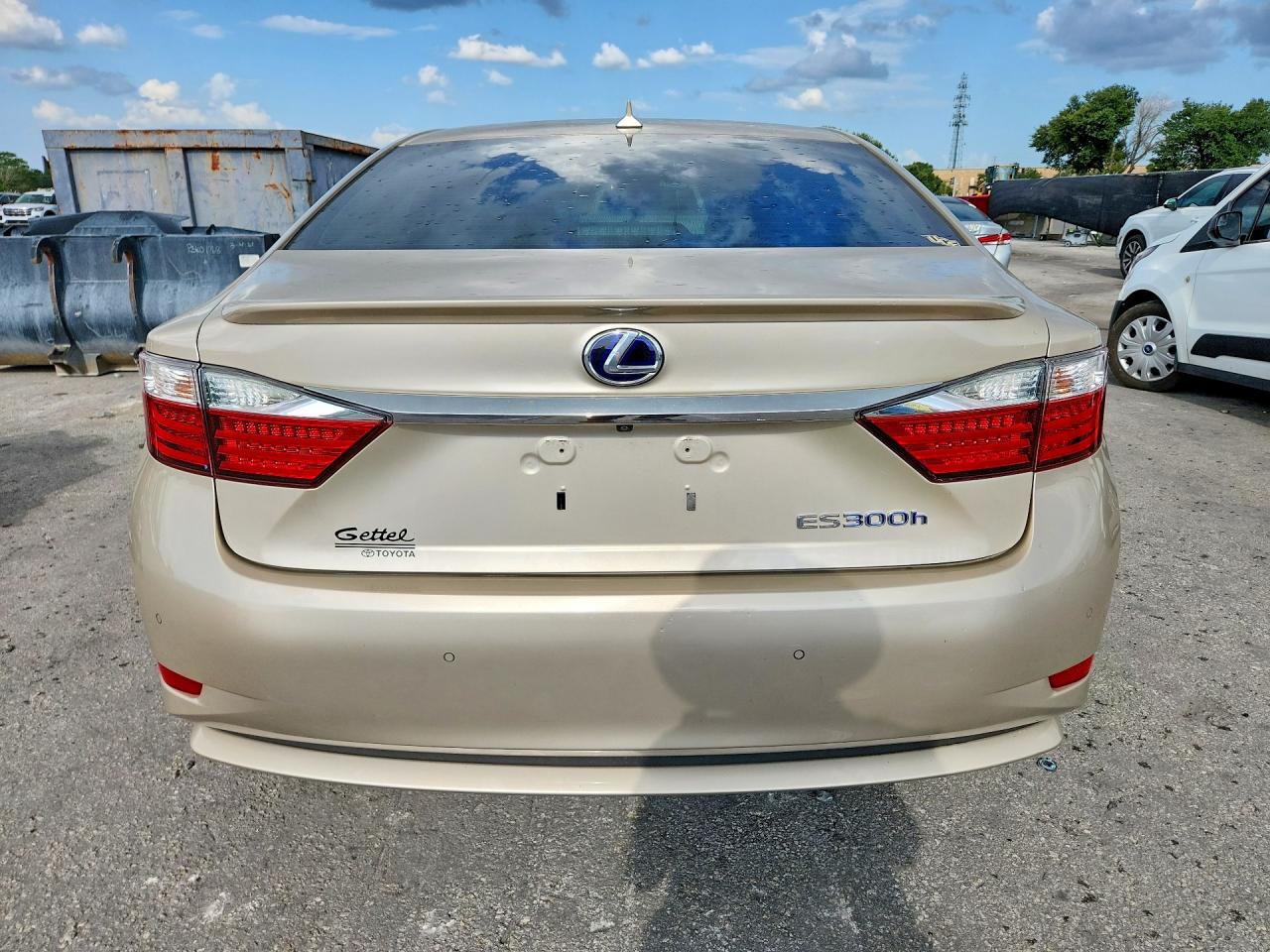 2013 Lexus Es 300h Beige vin: JTHBW1GG4D2003265