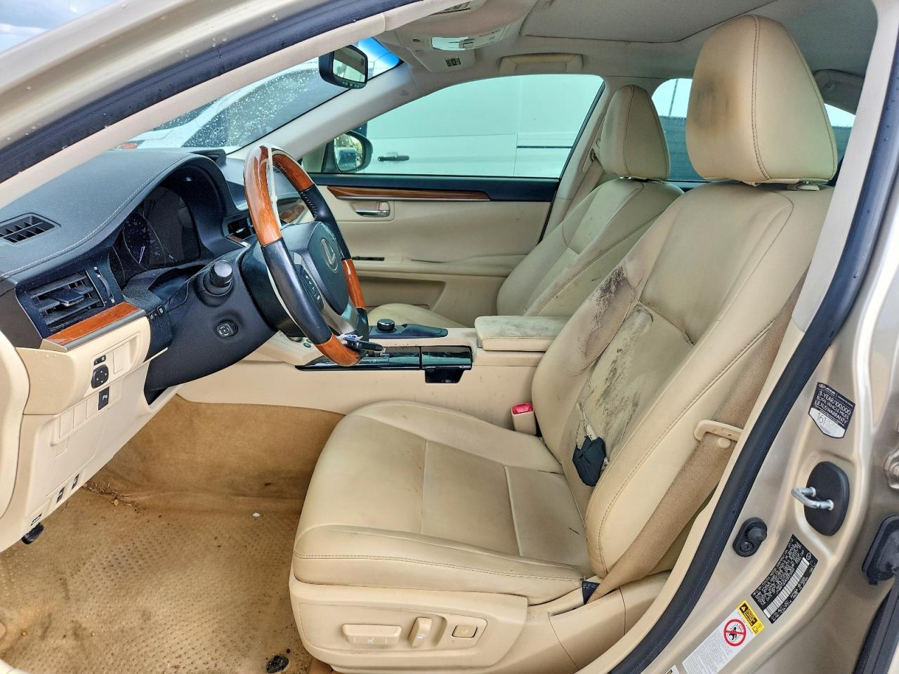 2013 Lexus Es 300h Beige vin: JTHBW1GG4D2003265