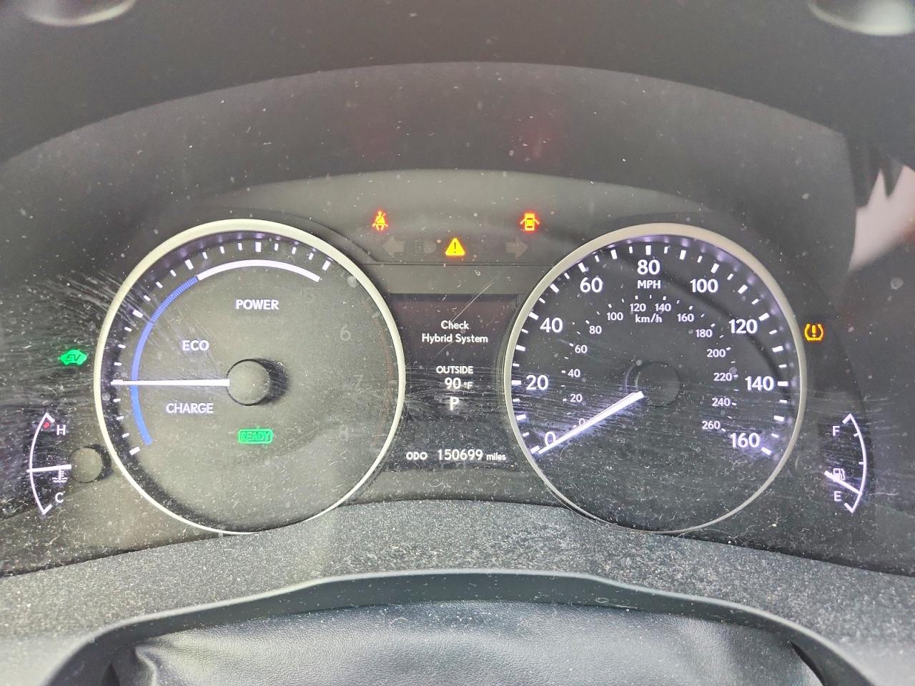 2013 Lexus Es 300h Beige vin: JTHBW1GG4D2003265