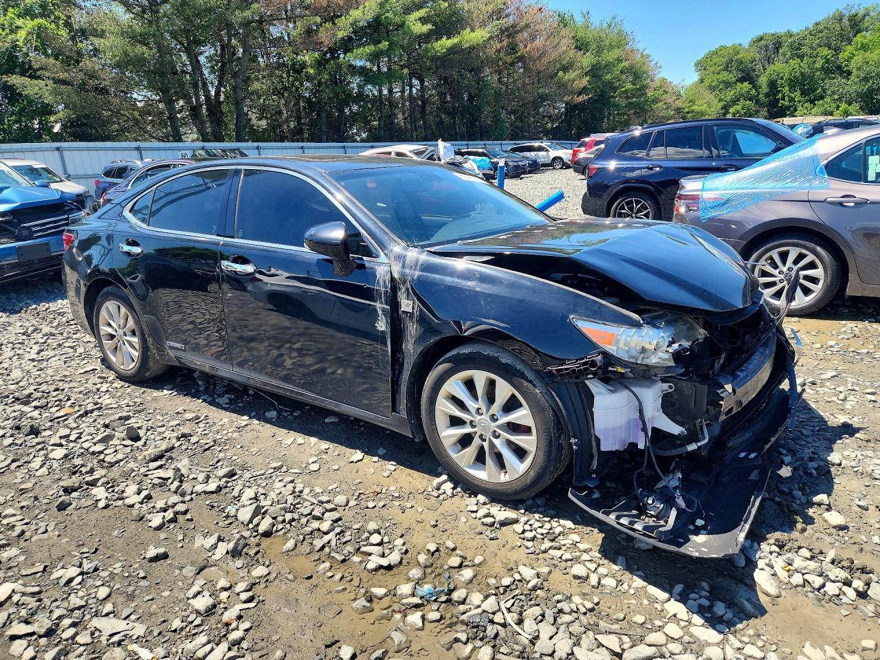 2013 Lexus Es 300h Black vin: JTHBW1GG4D2003797