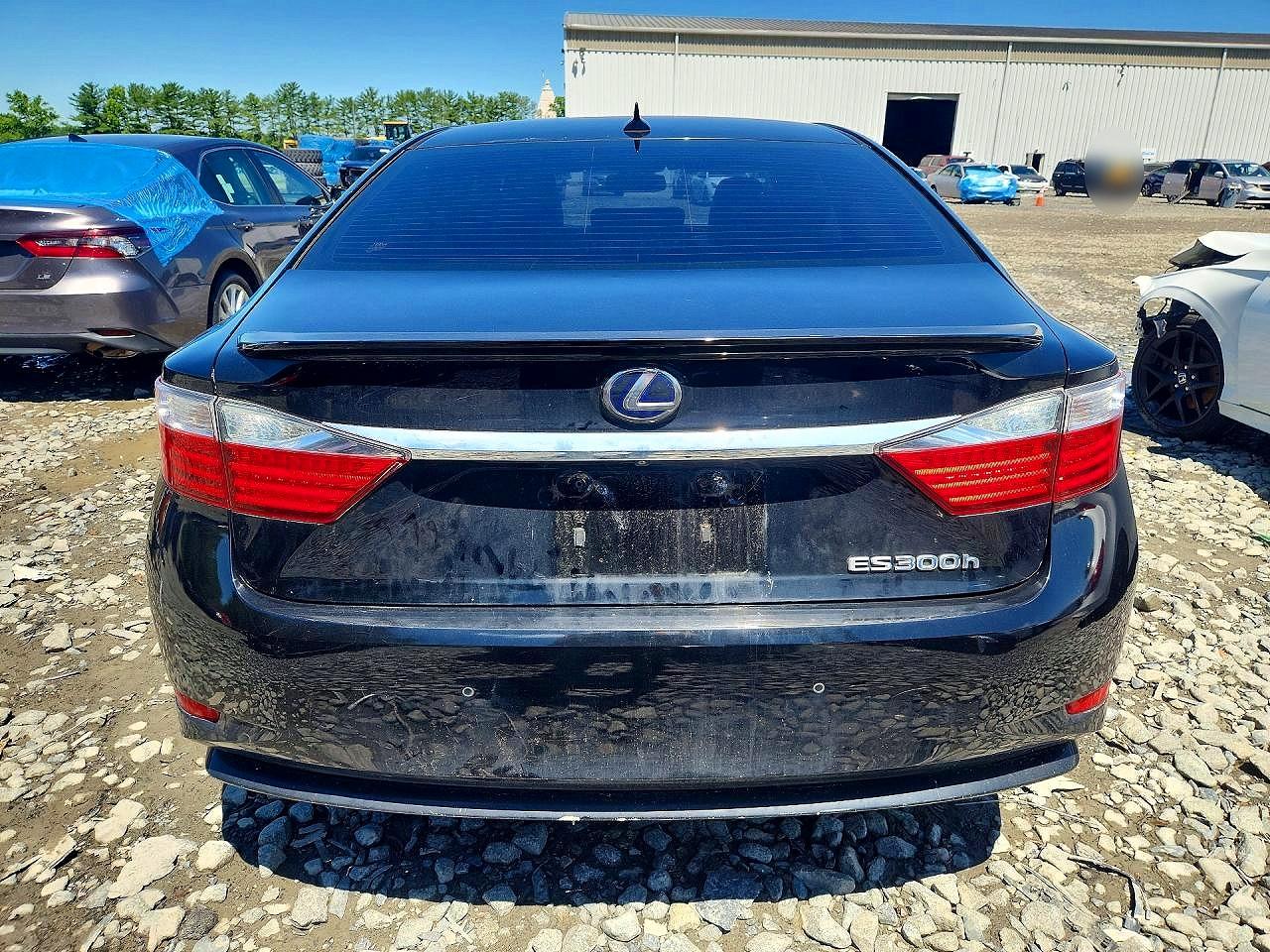2013 Lexus Es 300h Black vin: JTHBW1GG4D2003797