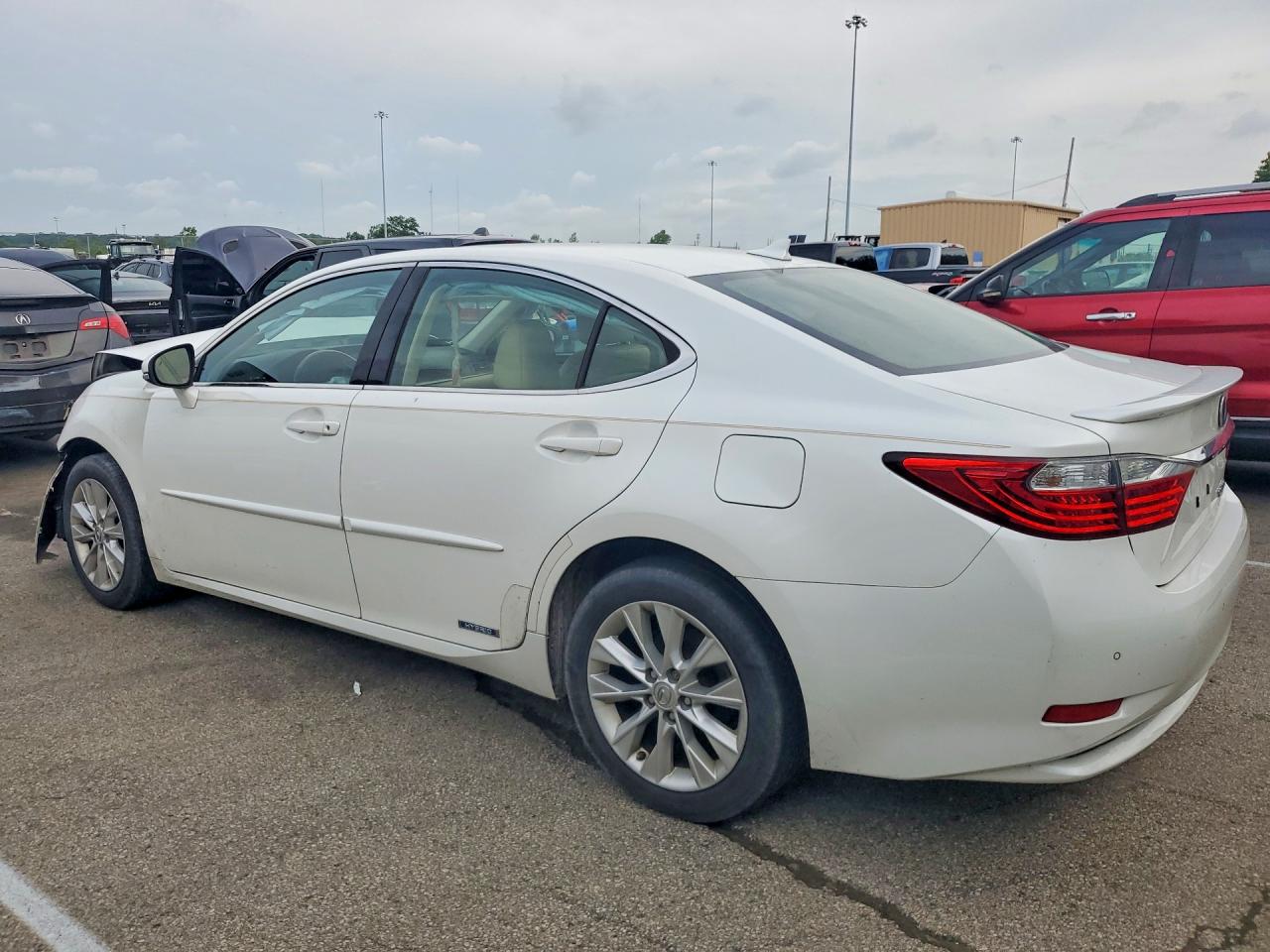 2013 Lexus Es 300h White vin: JTHBW1GG4D2011415