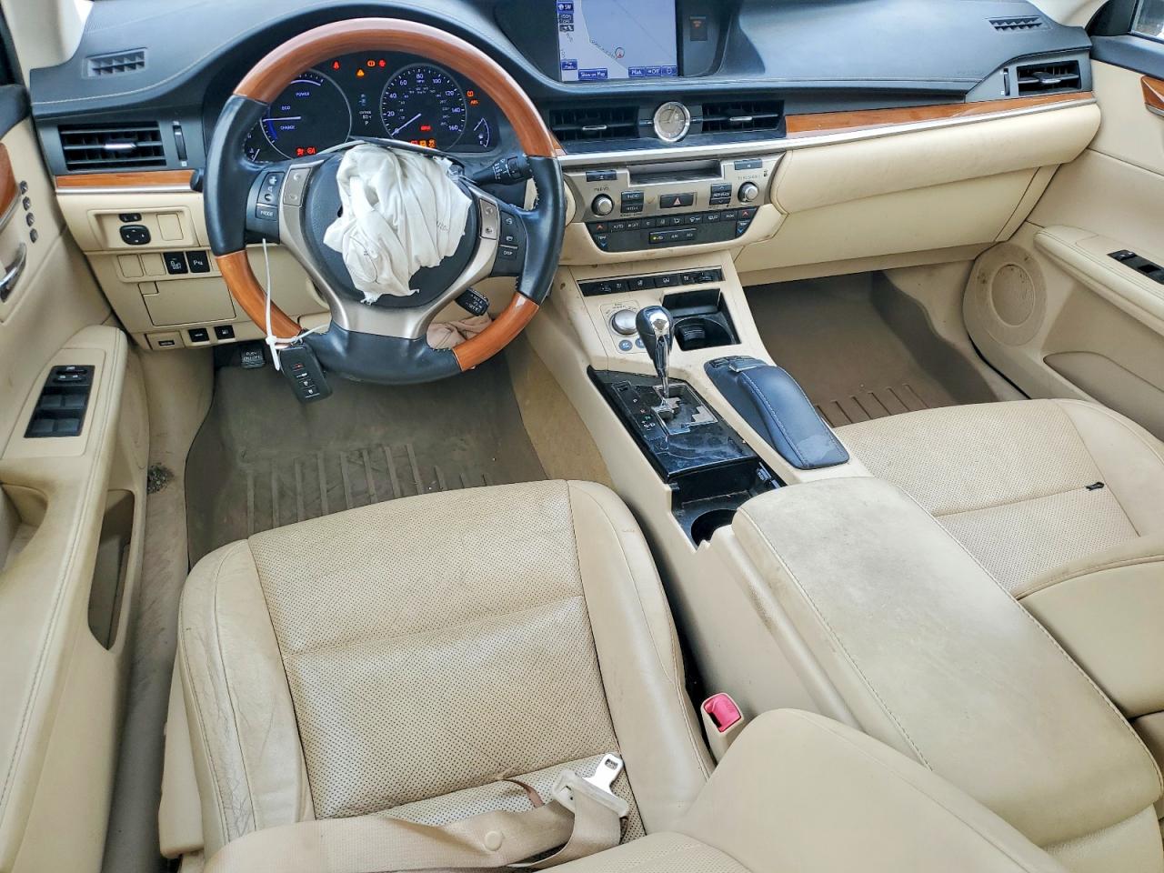 2013 Lexus Es 300h White vin: JTHBW1GG4D2011415
