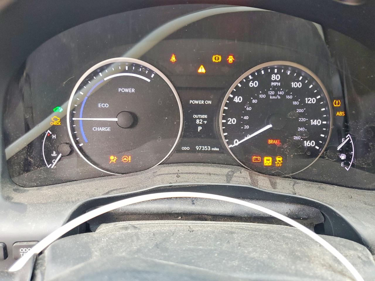 2013 Lexus Es 300h White vin: JTHBW1GG4D2011415