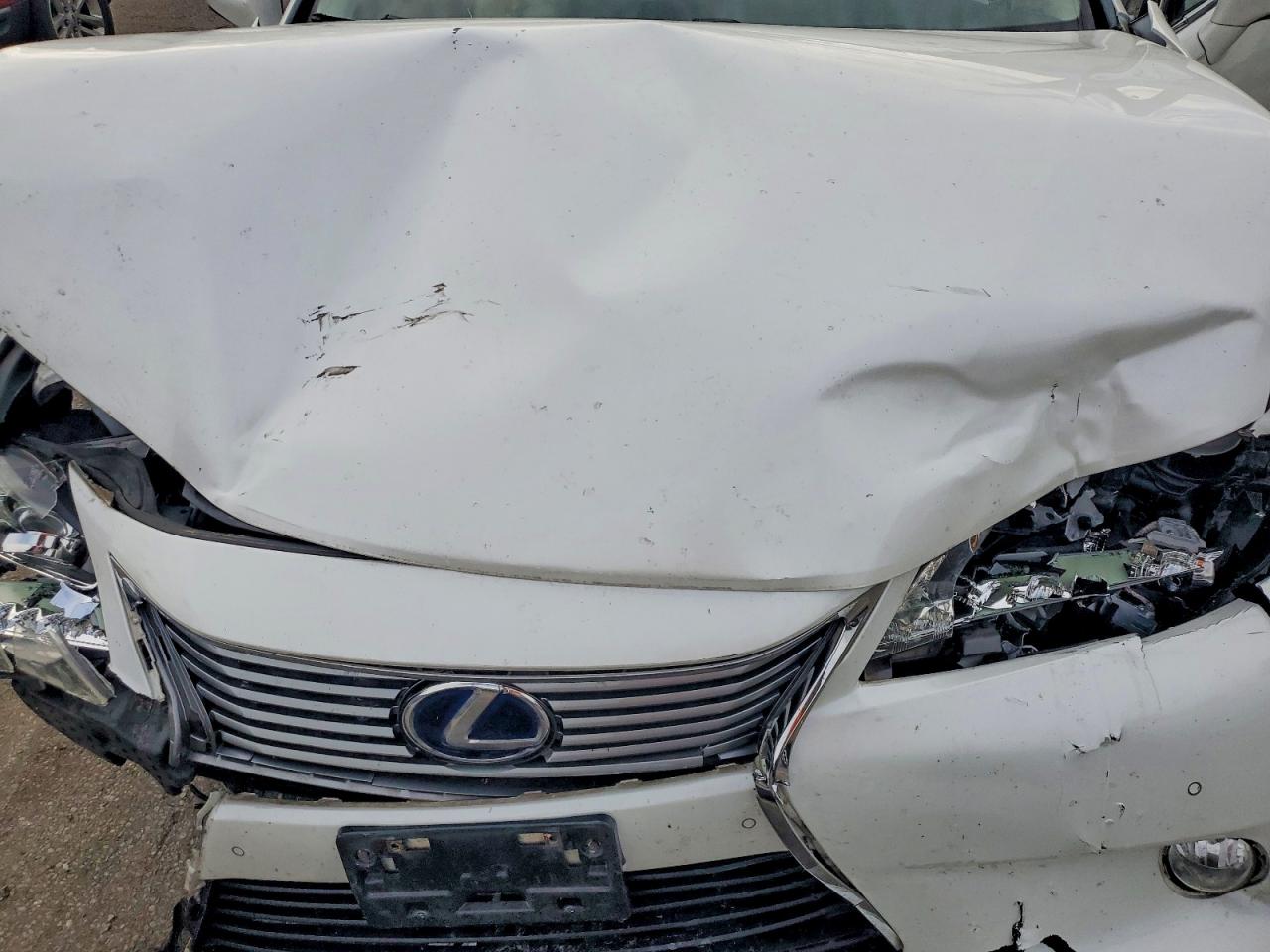 2013 Lexus Es 300h White vin: JTHBW1GG4D2011415