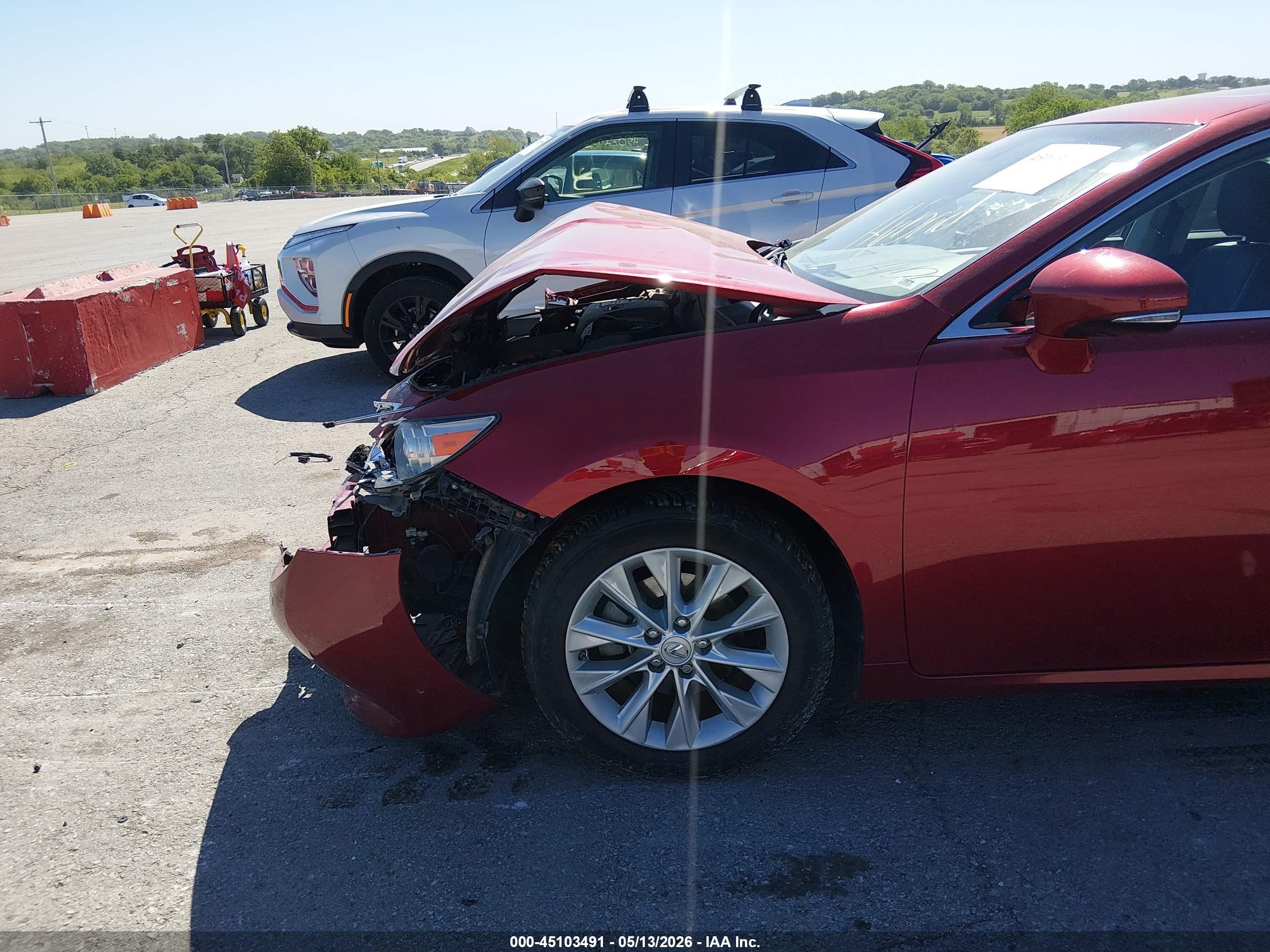 2013 Lexus Es 300h   Red vin: JTHBW1GG4D2016355