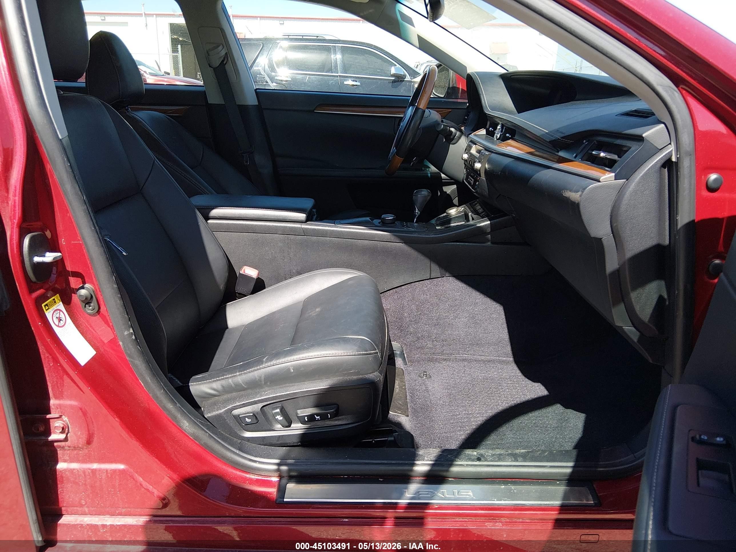 2013 Lexus Es 300h   Red vin: JTHBW1GG4D2016355