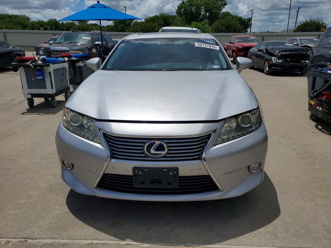 2013 Lexus Es 300h Silver vin: JTHBW1GG4D2018042