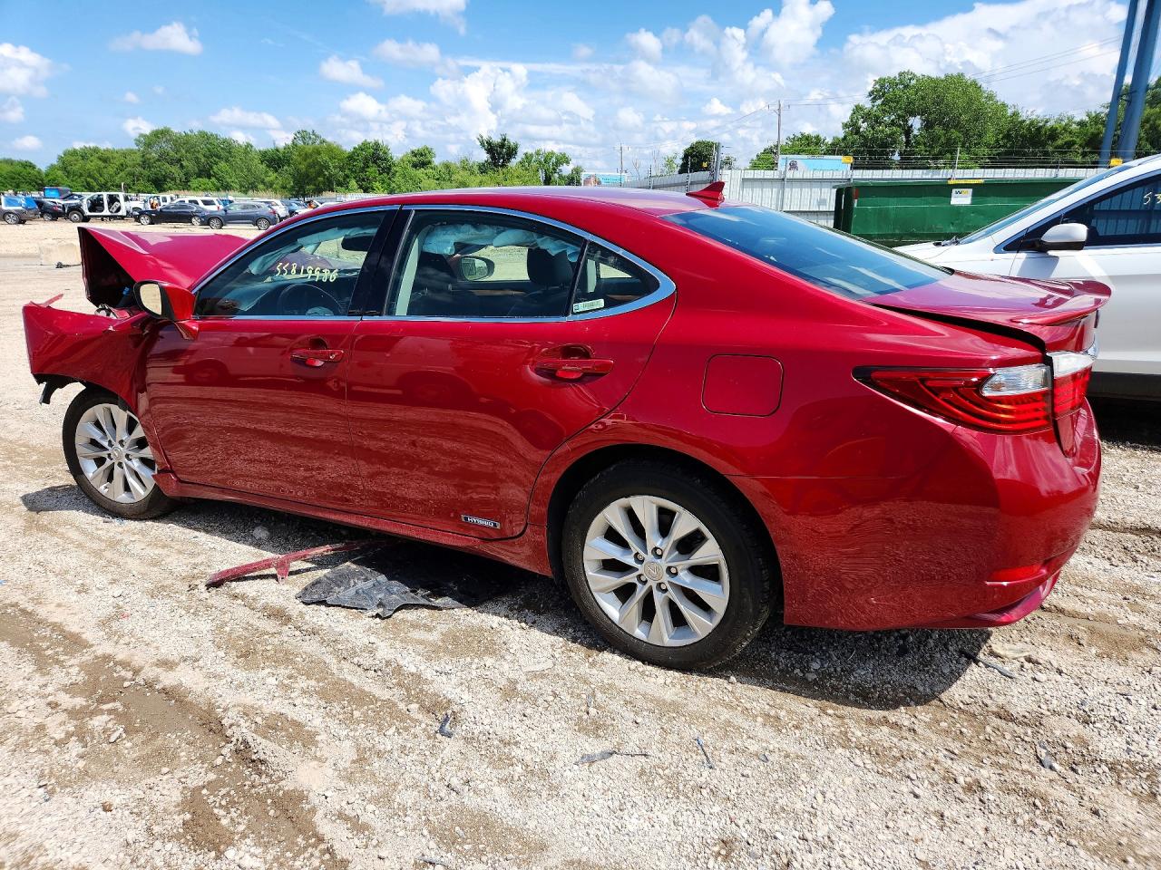 2013 Lexus Es 300h Red vin: JTHBW1GG4D2028375
