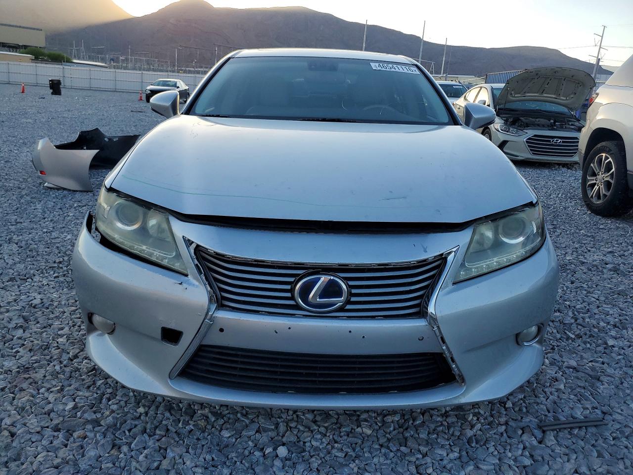 2013 Lexus Es 300h Base Silver vin: JTHBW1GG4D2036556