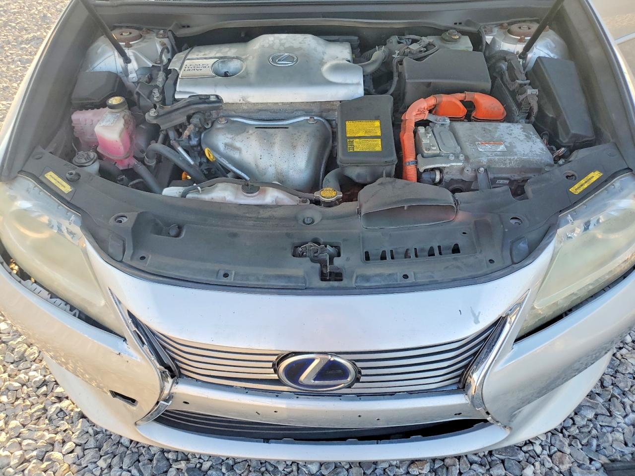 2013 Lexus Es 300h Base Silver vin: JTHBW1GG4D2036556