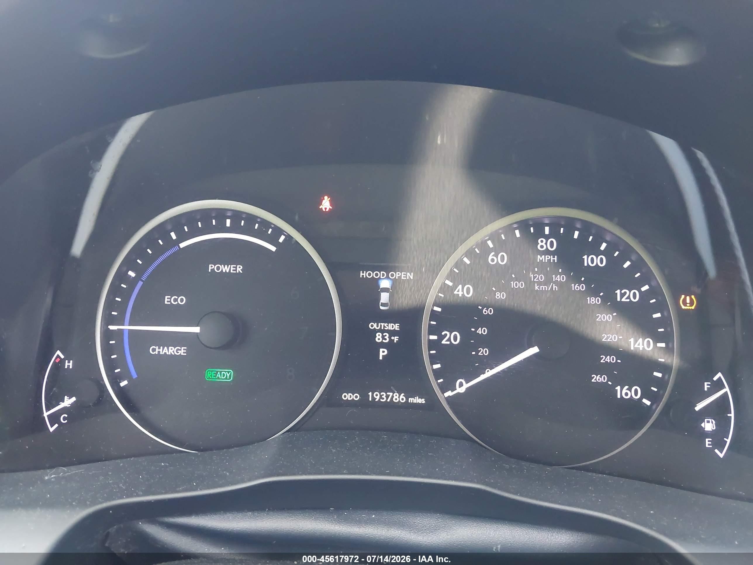 2014 Lexus Es 300h   Черный vin: JTHBW1GG4E2042455