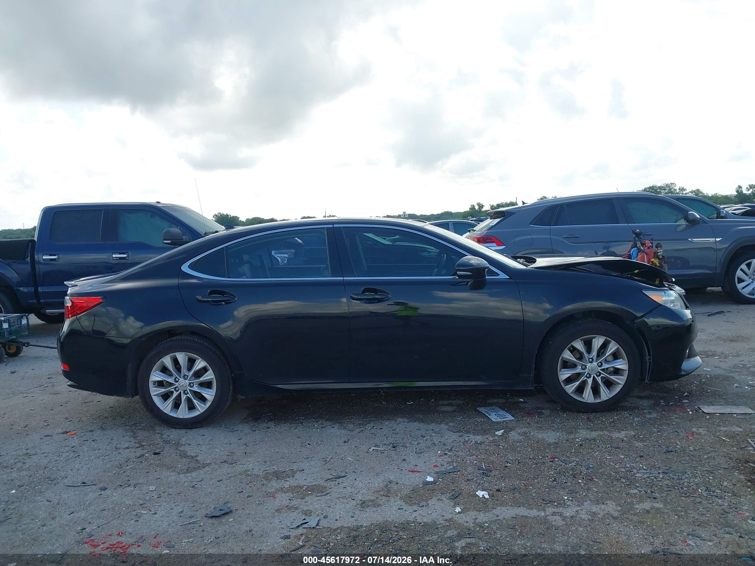2014 Lexus Es 300h   Черный vin: JTHBW1GG4E2042455