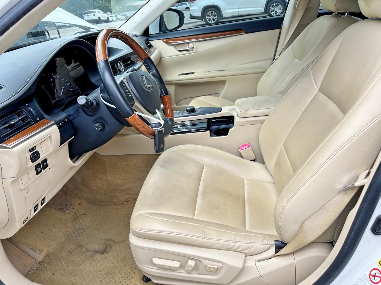 2014 Lexus Es 300h White vin: JTHBW1GG4E2066562