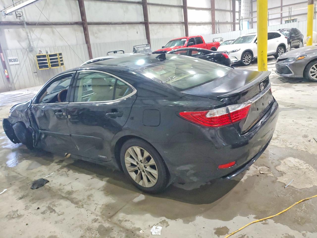 2015 Lexus Es 300h Black vin: JTHBW1GG4F2085453