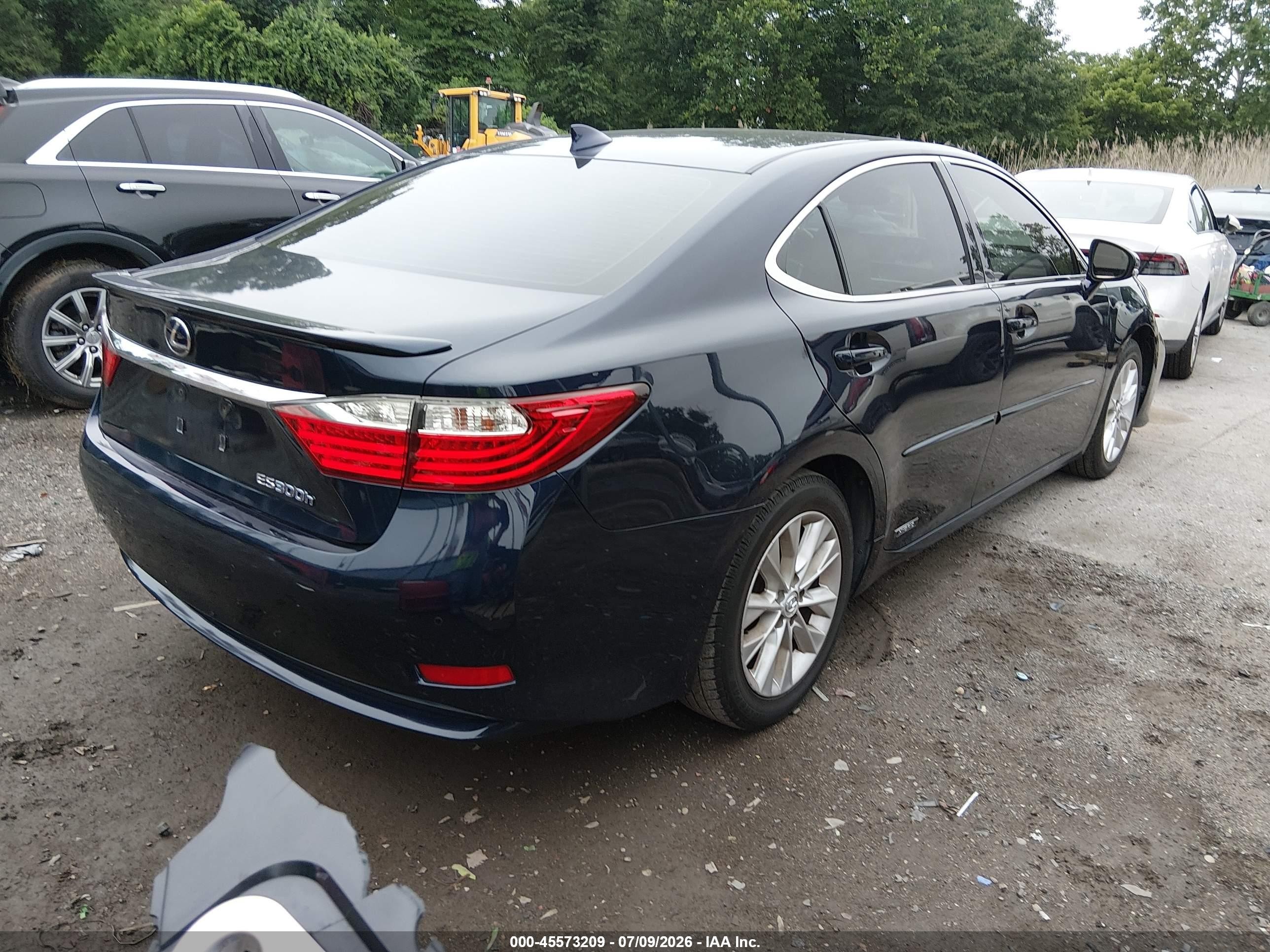 2015 Lexus Es 300h   Blue vin: JTHBW1GG4F2094878