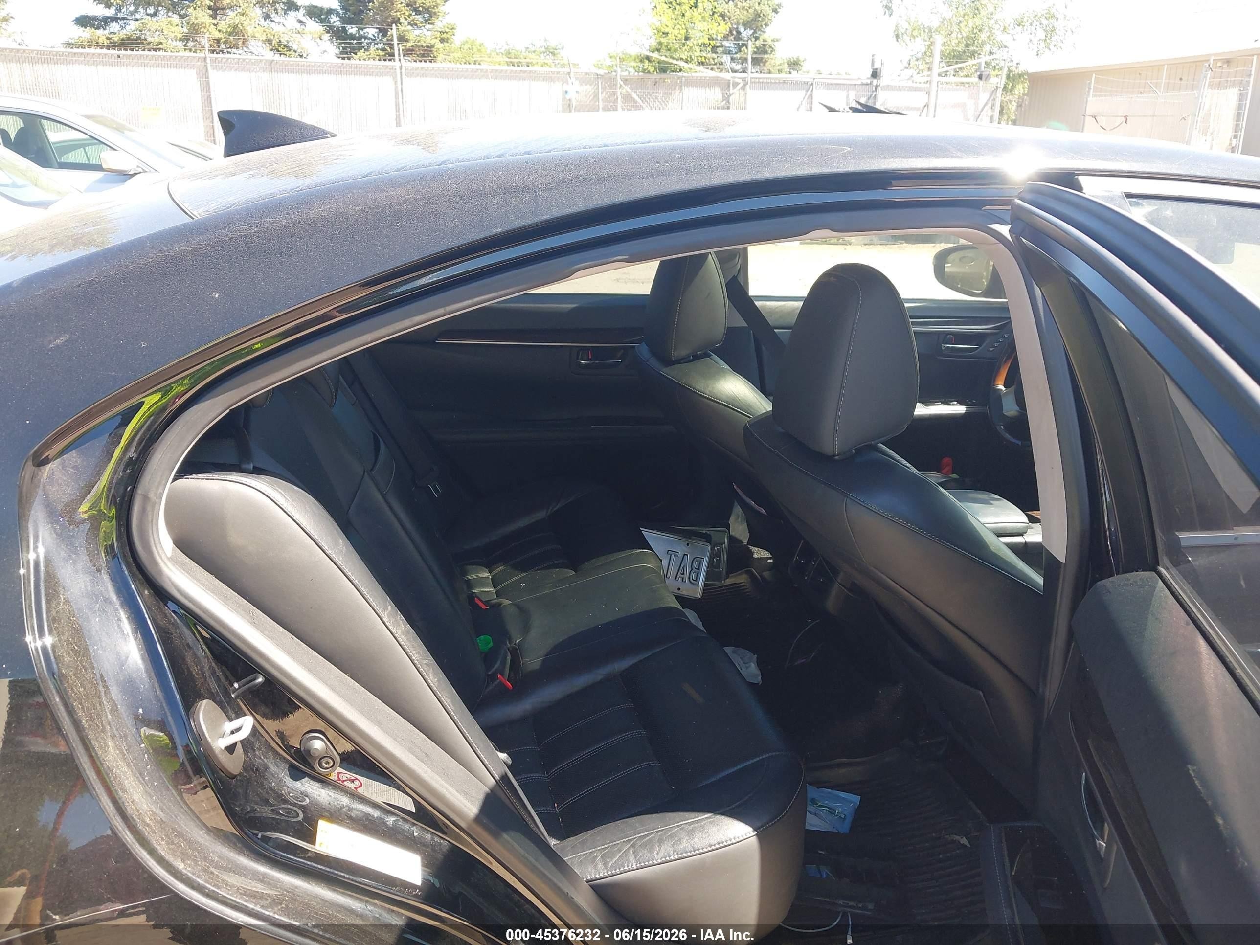 2018 Lexus Es 300h Black vin: JTHBW1GG4J2183035