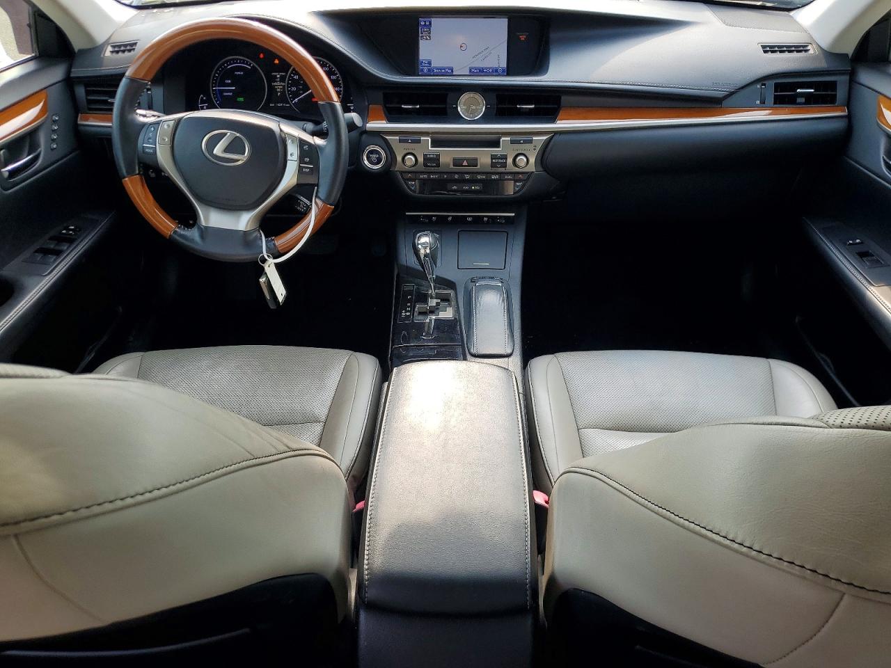 2013 Lexus Es 300h Beige vin: JTHBW1GG5D2003923