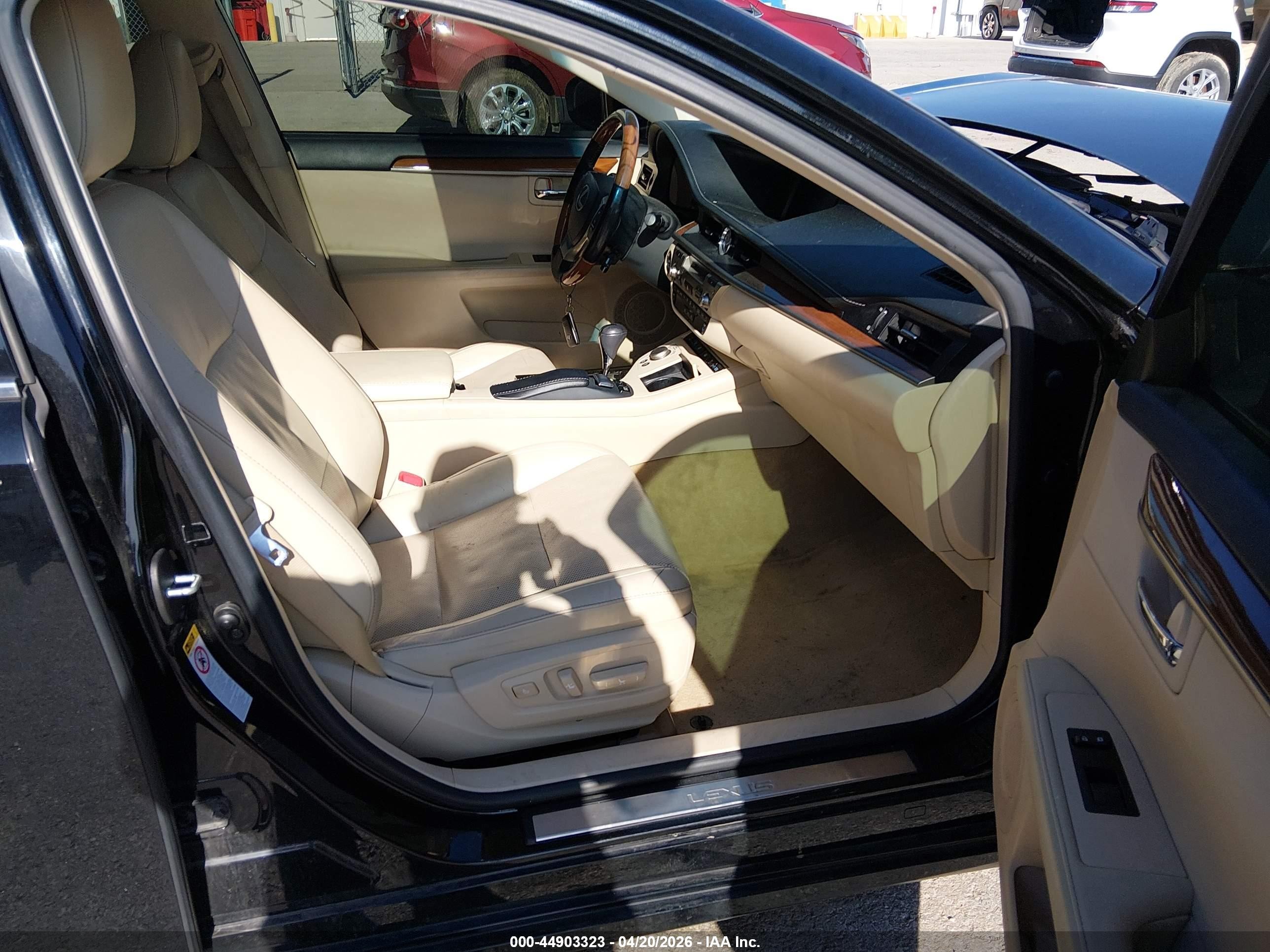 2013 Lexus Es 300h Black vin: JTHBW1GG5D2007387