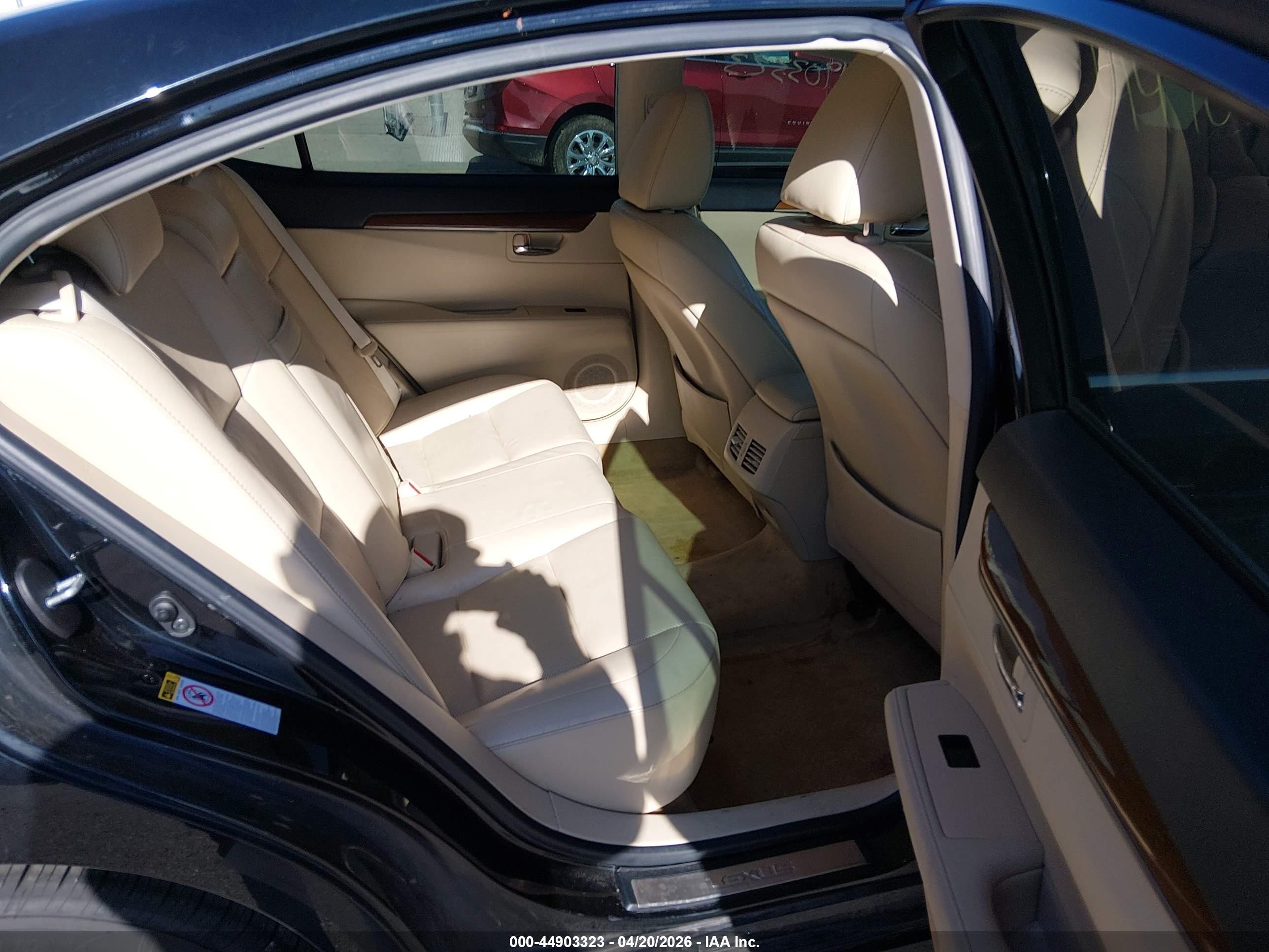 2013 Lexus Es 300h Black vin: JTHBW1GG5D2007387