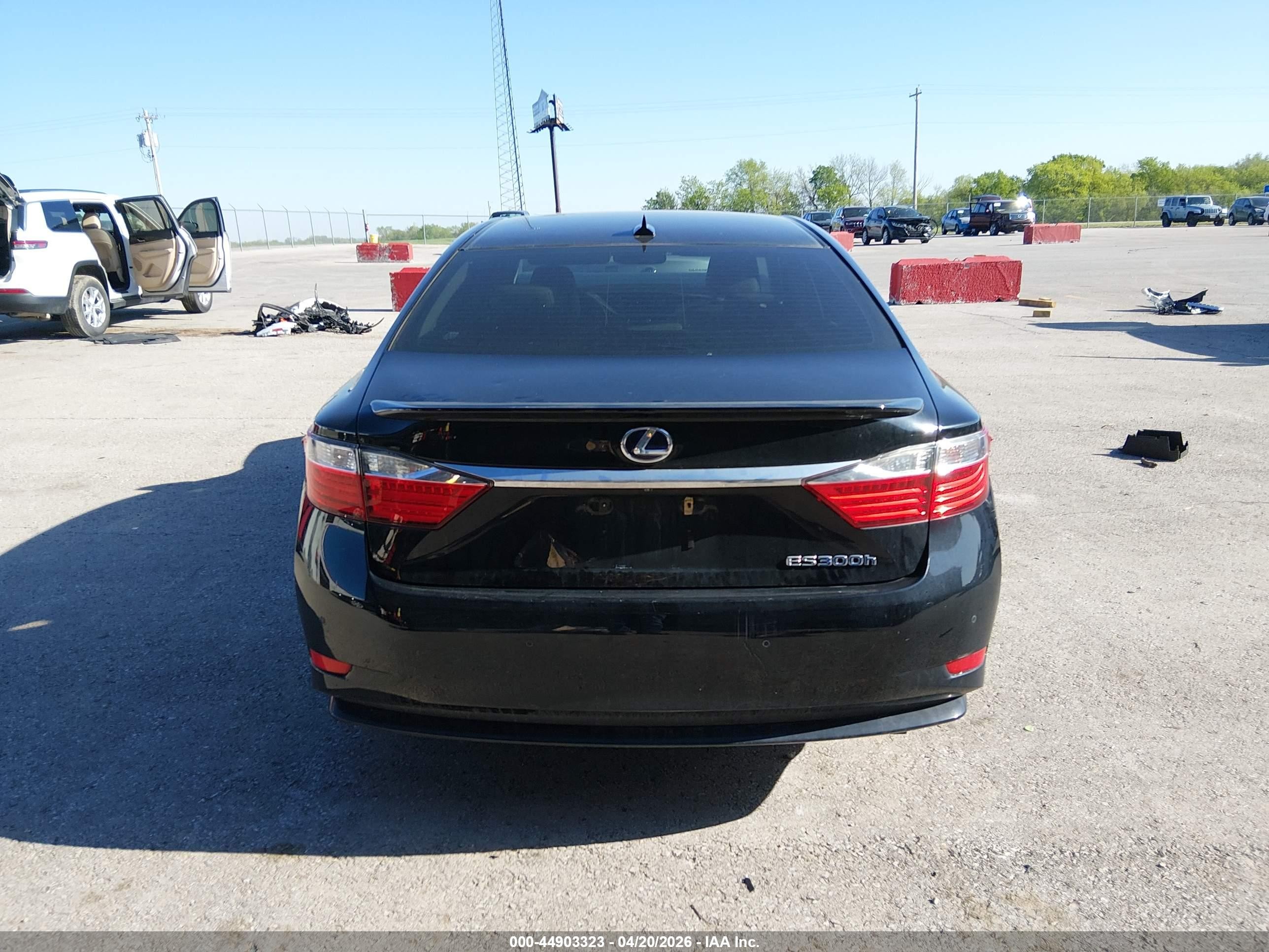 2013 Lexus Es 300h Black vin: JTHBW1GG5D2007387