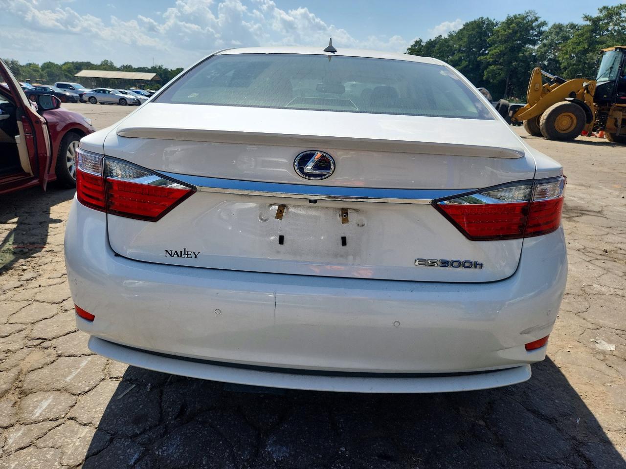 2013 Lexus Es 300h White vin: JTHBW1GG5D2010449