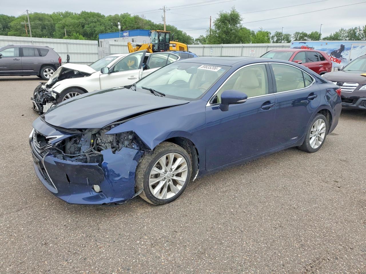 2013 Lexus Es 300h Blue vin: JTHBW1GG5D2030670