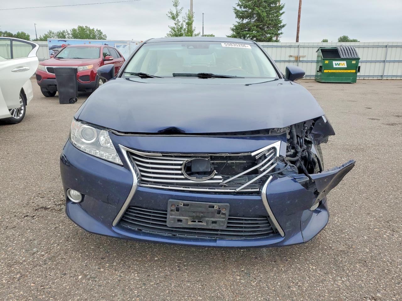 2013 Lexus Es 300h Blue vin: JTHBW1GG5D2030670