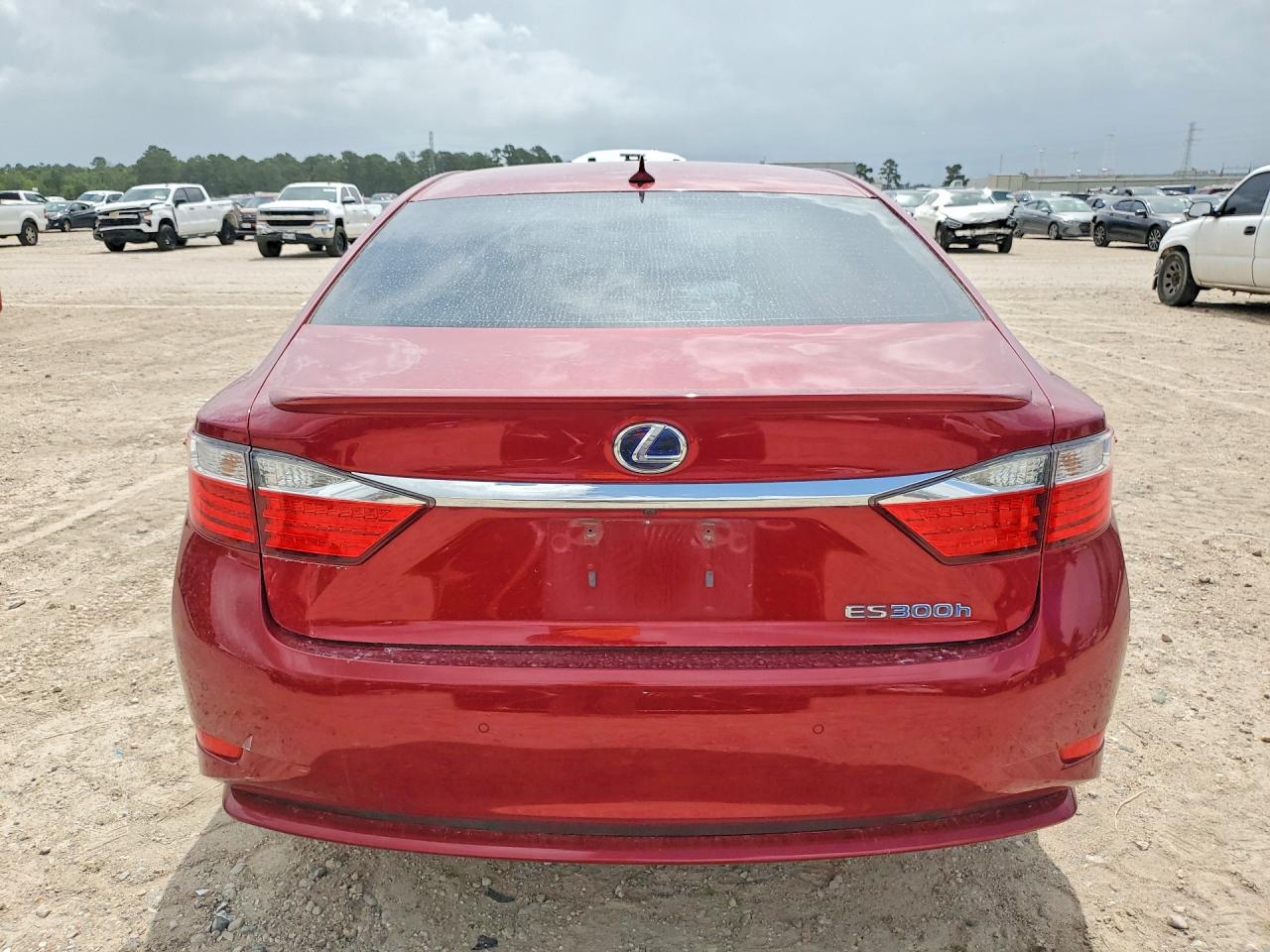 2014 Lexus Es 300h Красный vin: JTHBW1GG5E2044067